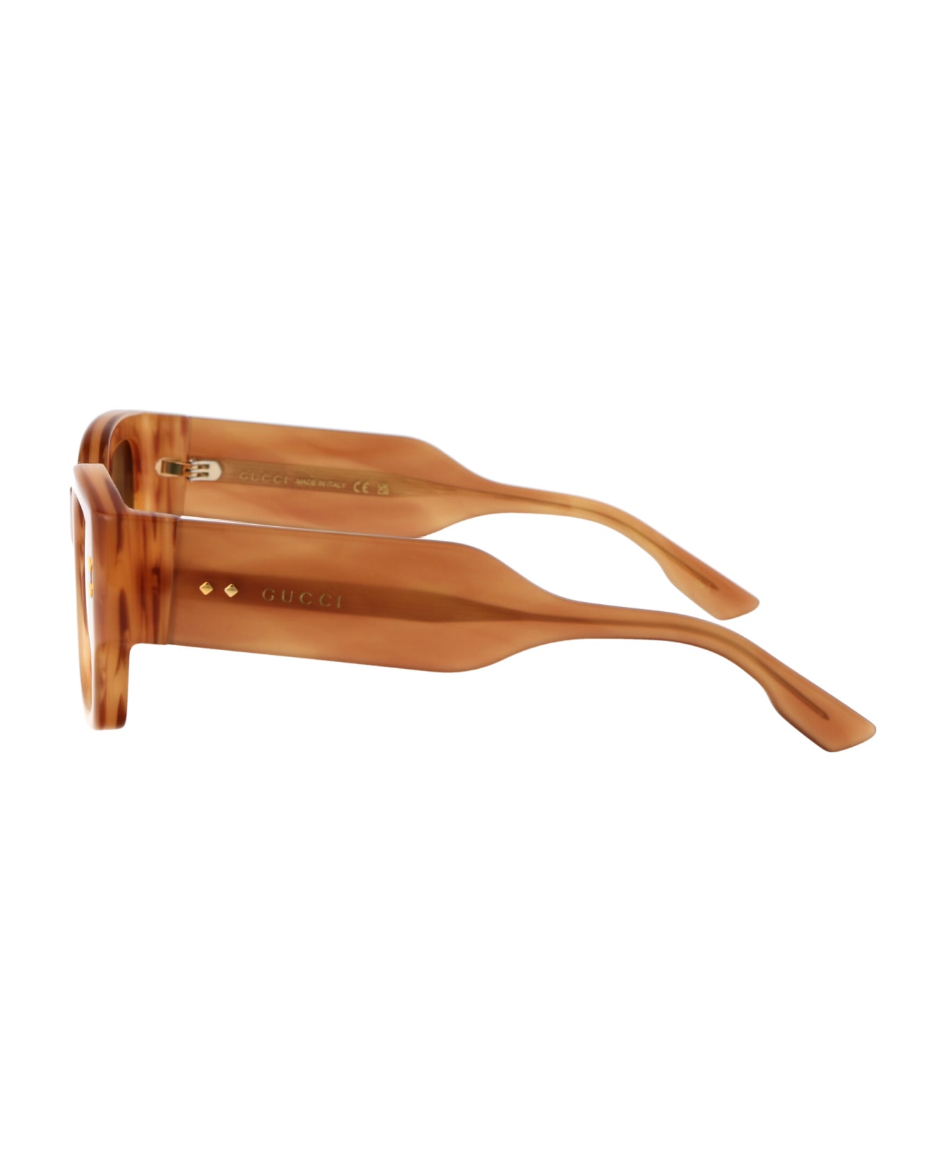 Gucci Eyewear Gg1261s Sunglasses - 004 HAVANA HAVANA GREEN