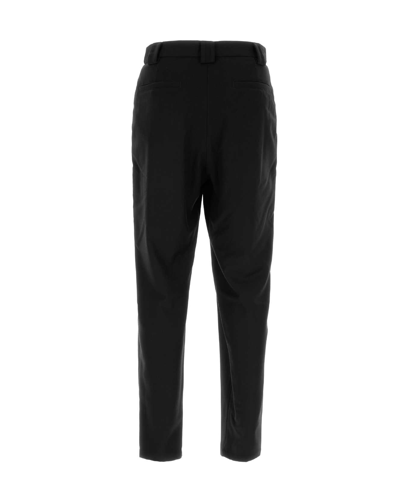 Giorgio Armani Black Wool Pant - NERO