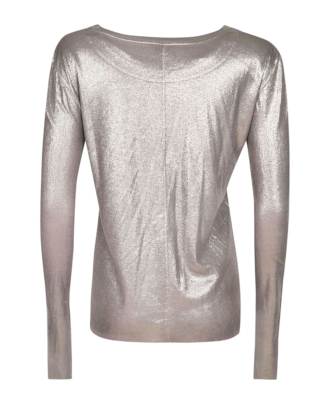 Avant Toi All-over Glitter Embellished Sweater - Purple