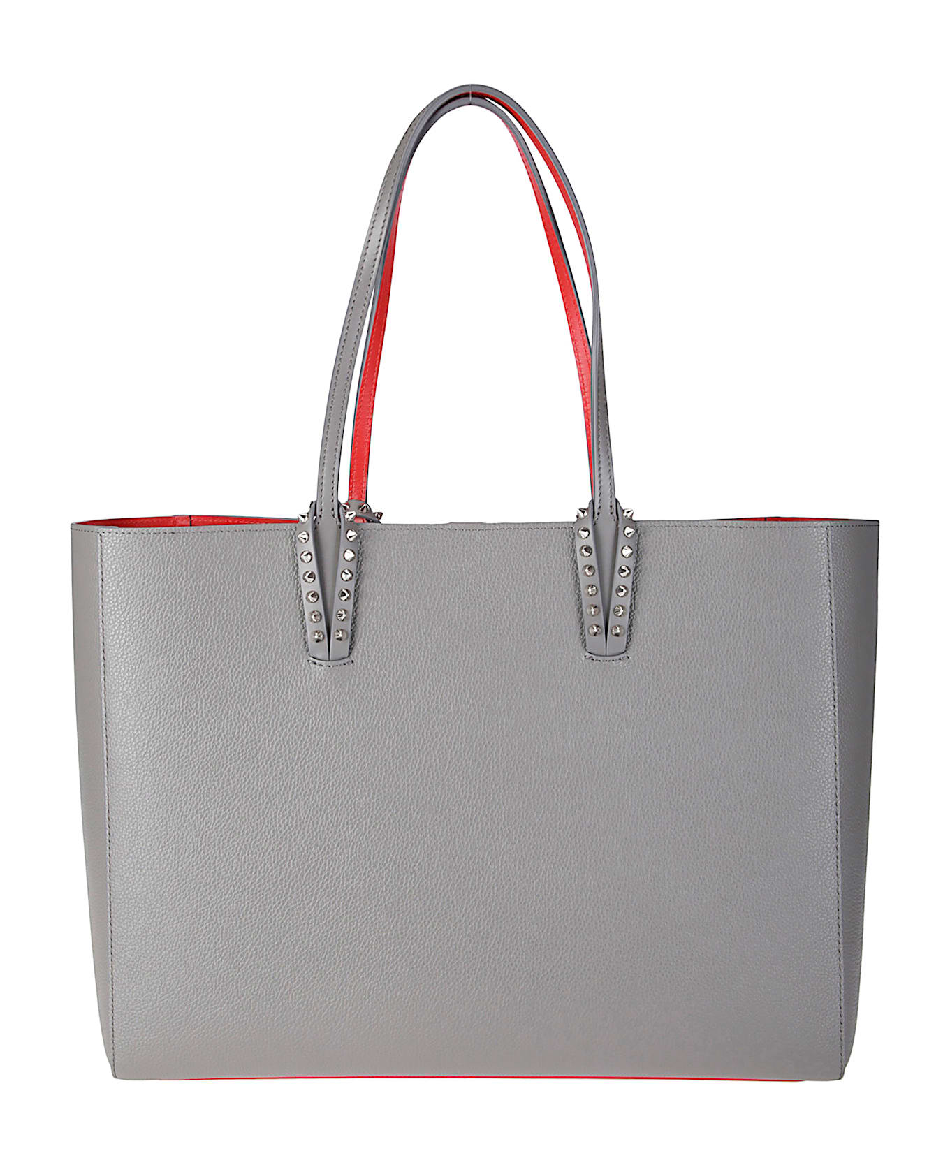 Christian Louboutin Cabata Soft Large Calf - GREY/SILVER