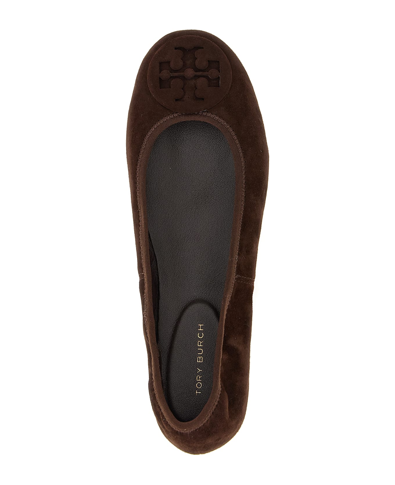 Tory Burch 
minnie Travel
 Ballet Flats - BROWN フラットシューズ