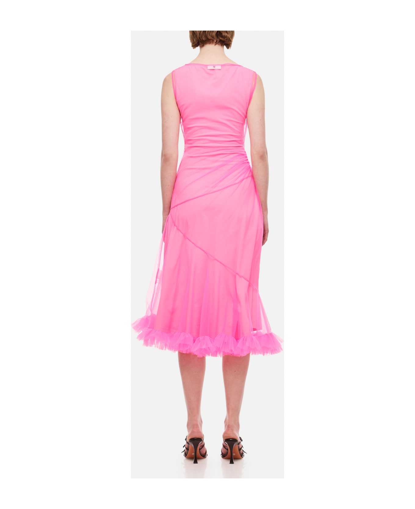 Molly Goddard Jazz Tulle Midi Dress - Pink