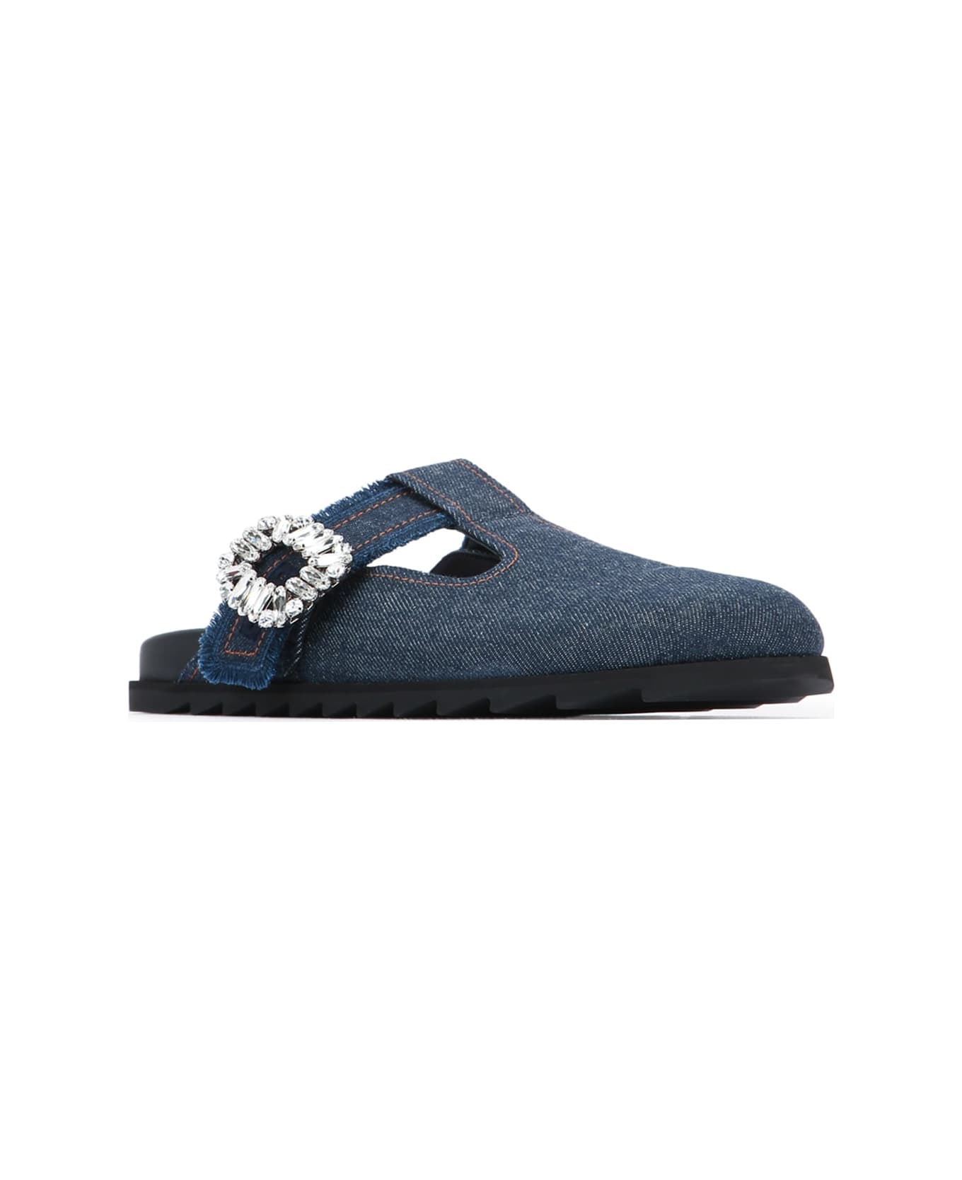 Roger Vivier Slidy Viv Closed T-strap Fri Mule - GALASSIA スニーカー