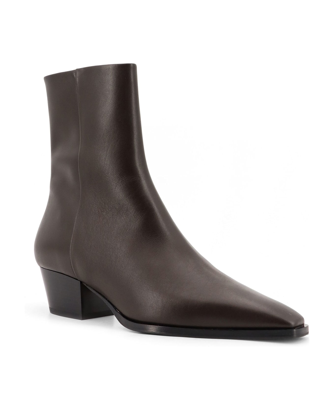 aeyde Baba Leather Boots - Brown