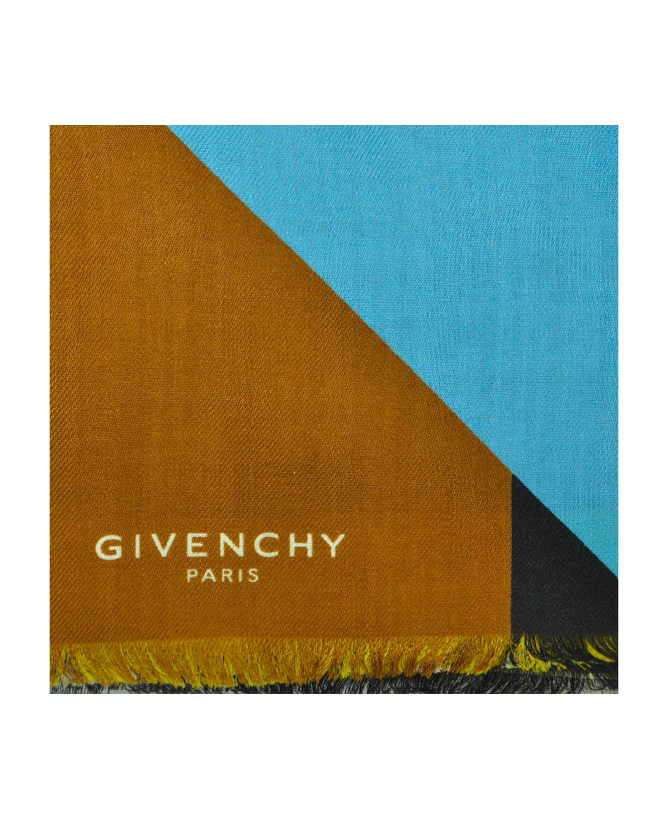Givenchy Geometric Flag Design Scarf - Black スカーフ＆ストール