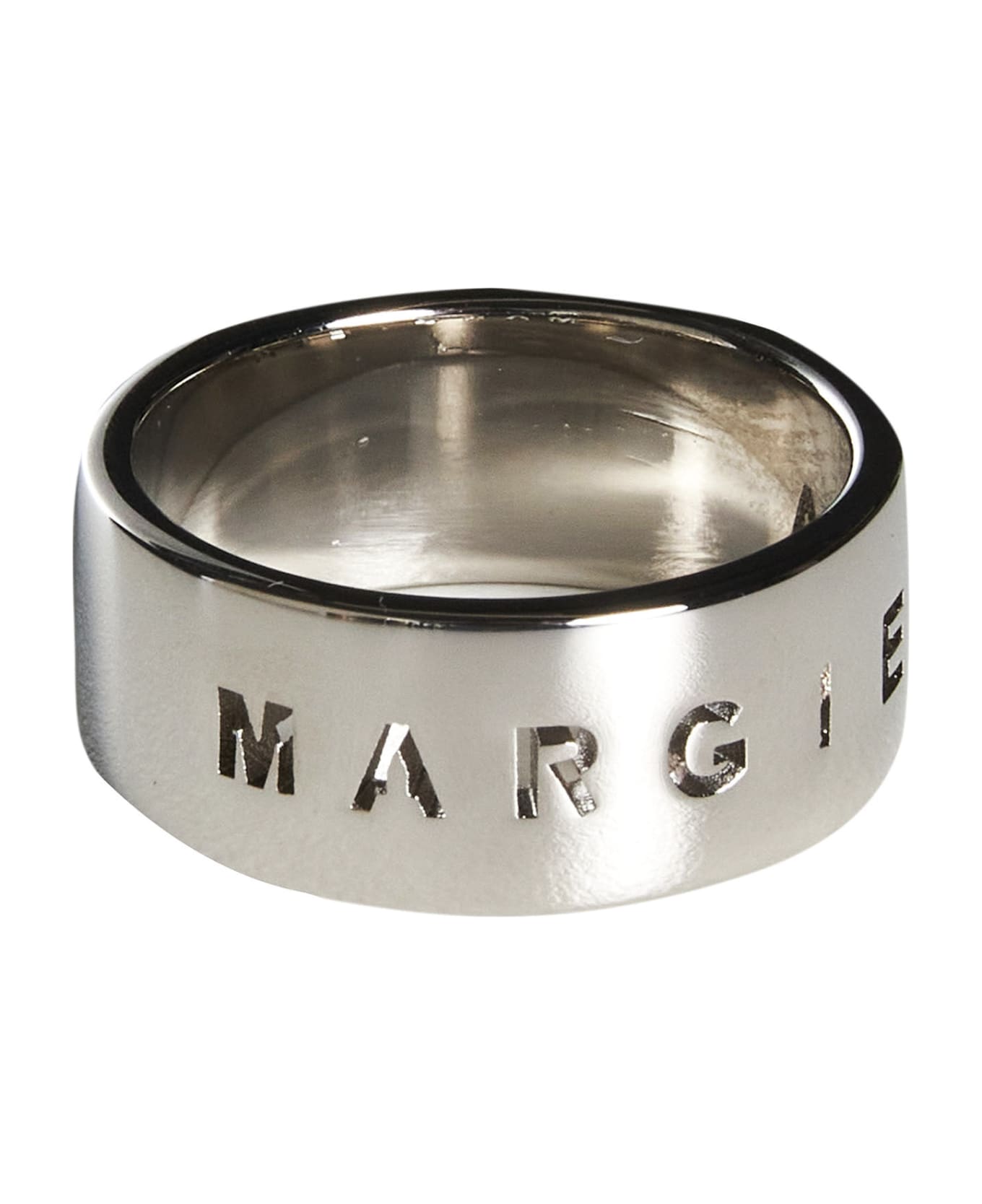 MM6 Maison Margiela Ring - Polished palladio