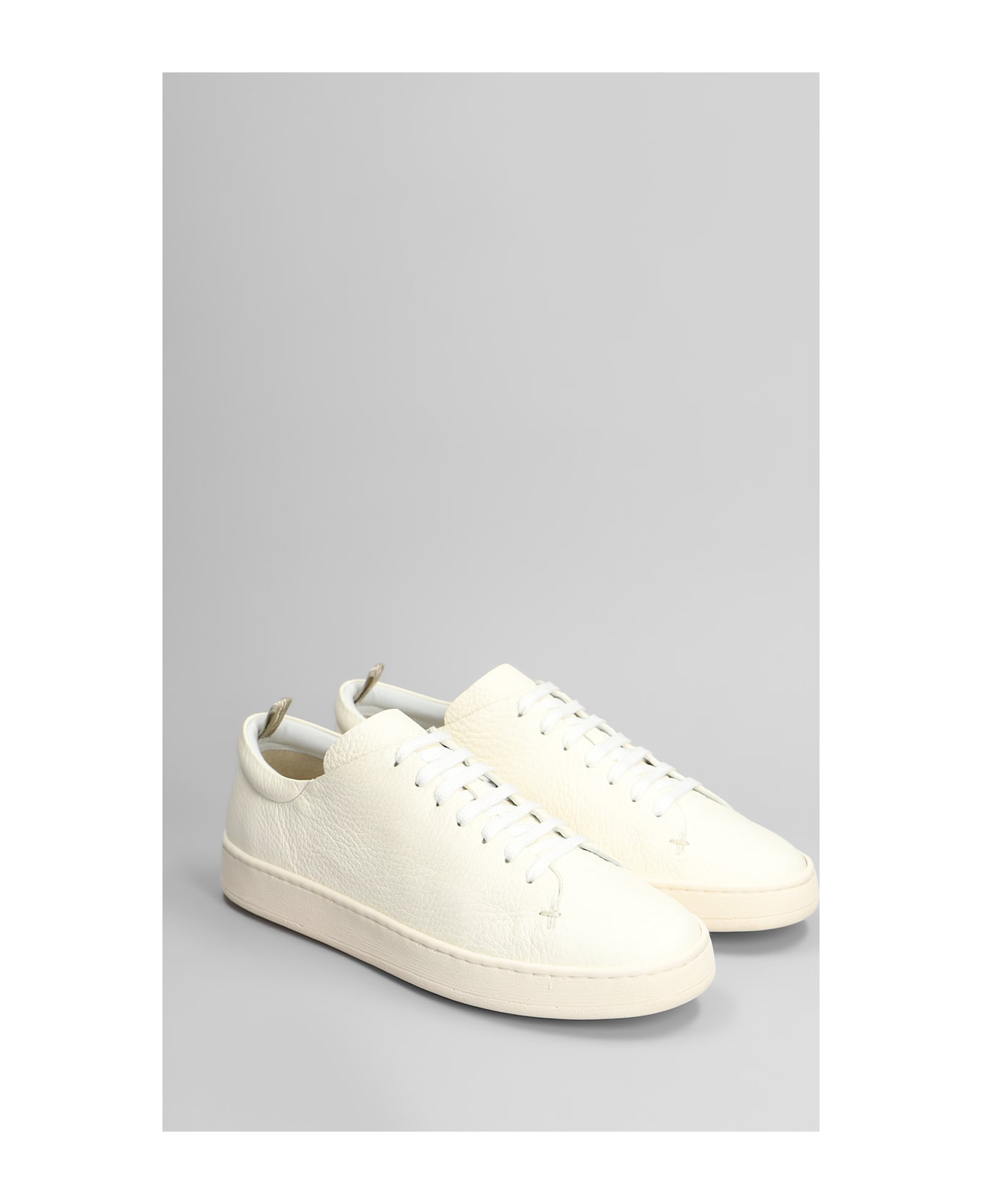 Officine Creative Once 002 Sneakers In White Leather - white