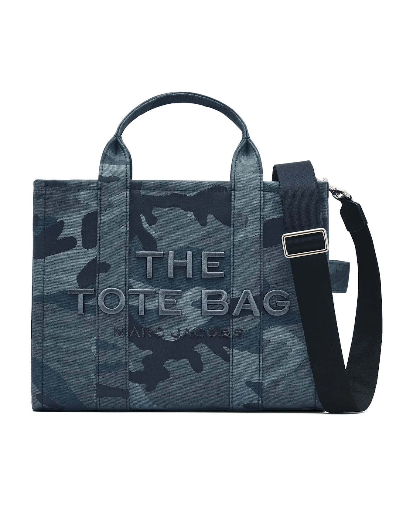 Marc Jacobs The Medium Jacquard Camo Bag - Blue