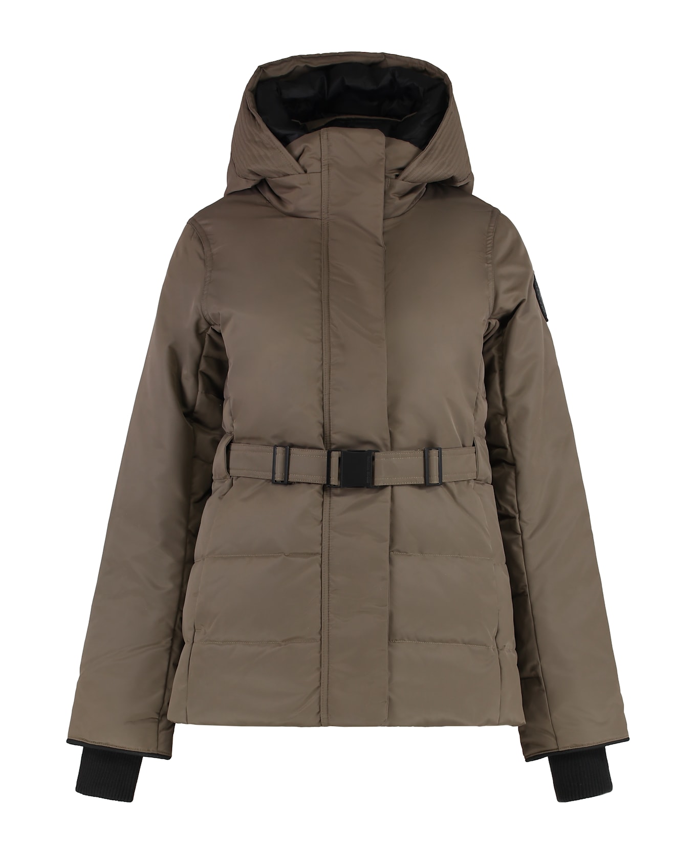 Canada Goose Mckenna Hooded Short Down Jacket - mud