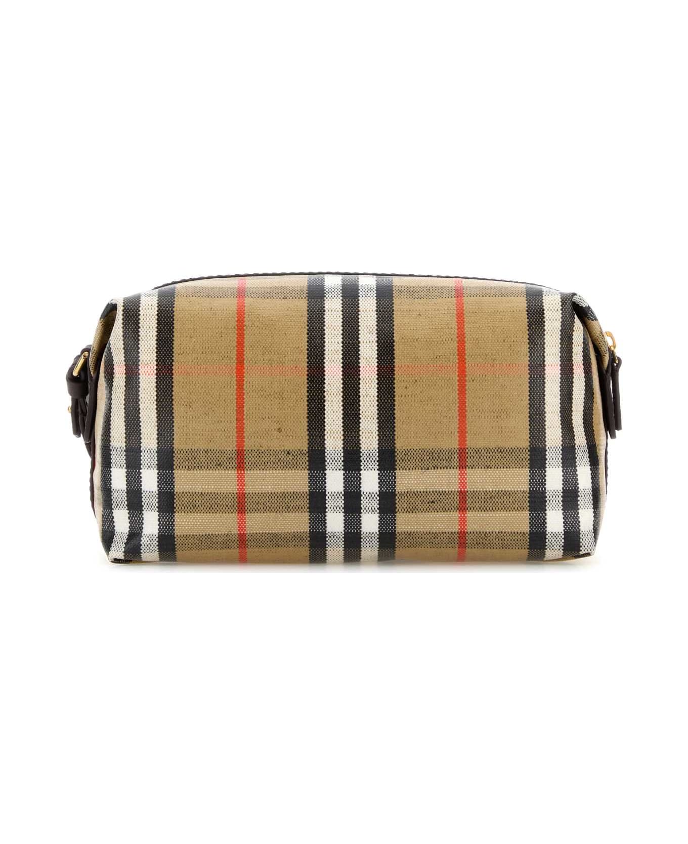 Burberry Printed Canvas Beauty Case - SANDPEAT