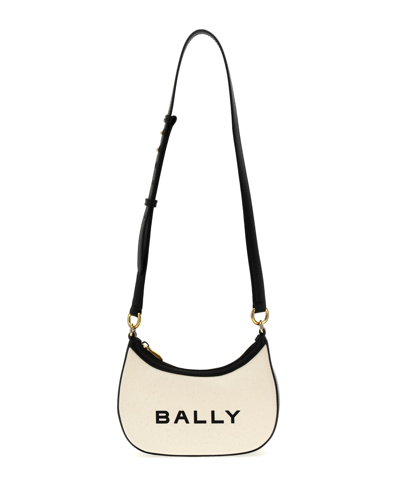 Bally 'bar Ellipse' Crossbody Bag - NEUTRALS/BLACK