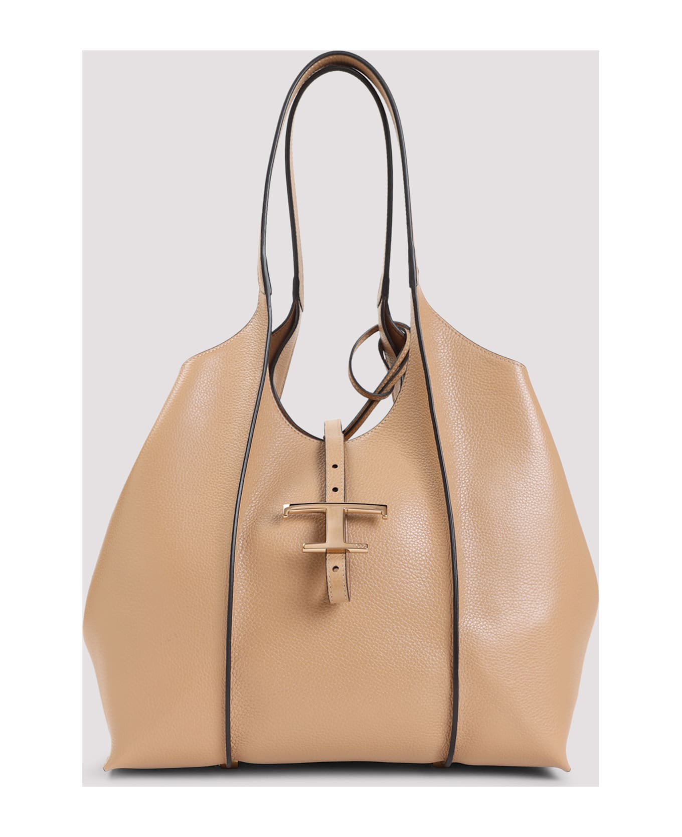Tod
s T Timeless Shoulder Bag - Cammello Chiaro