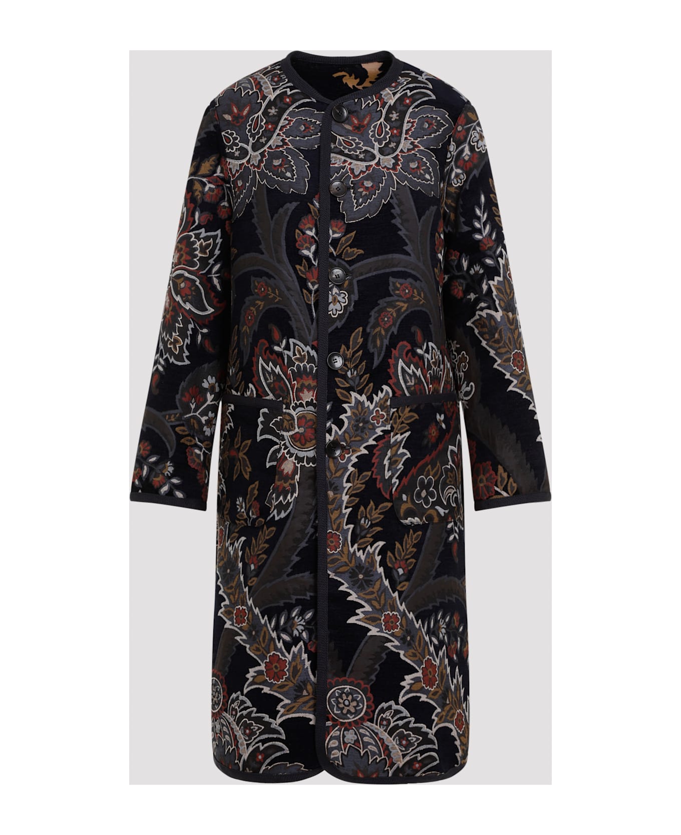 Etro Reversible Coat - Black