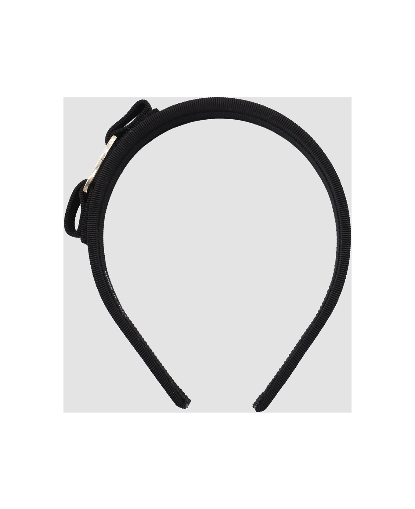 Ferragamo Black Cotton Hair Accessories - Black