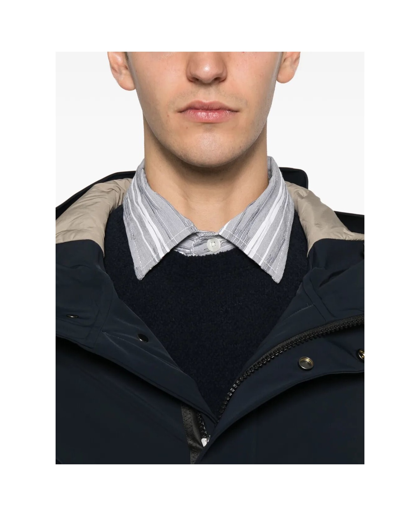 RRD - Roberto Ricci Design Montecristo Down Under Floating Parka Jkt - Blue Black