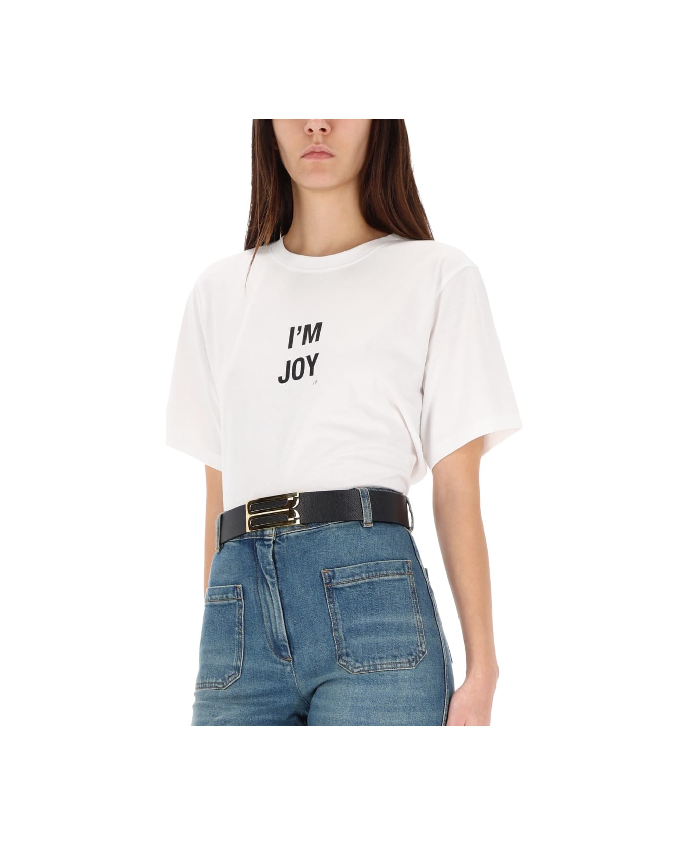 Victoria Beckham Slogan T-shirt - WHITE