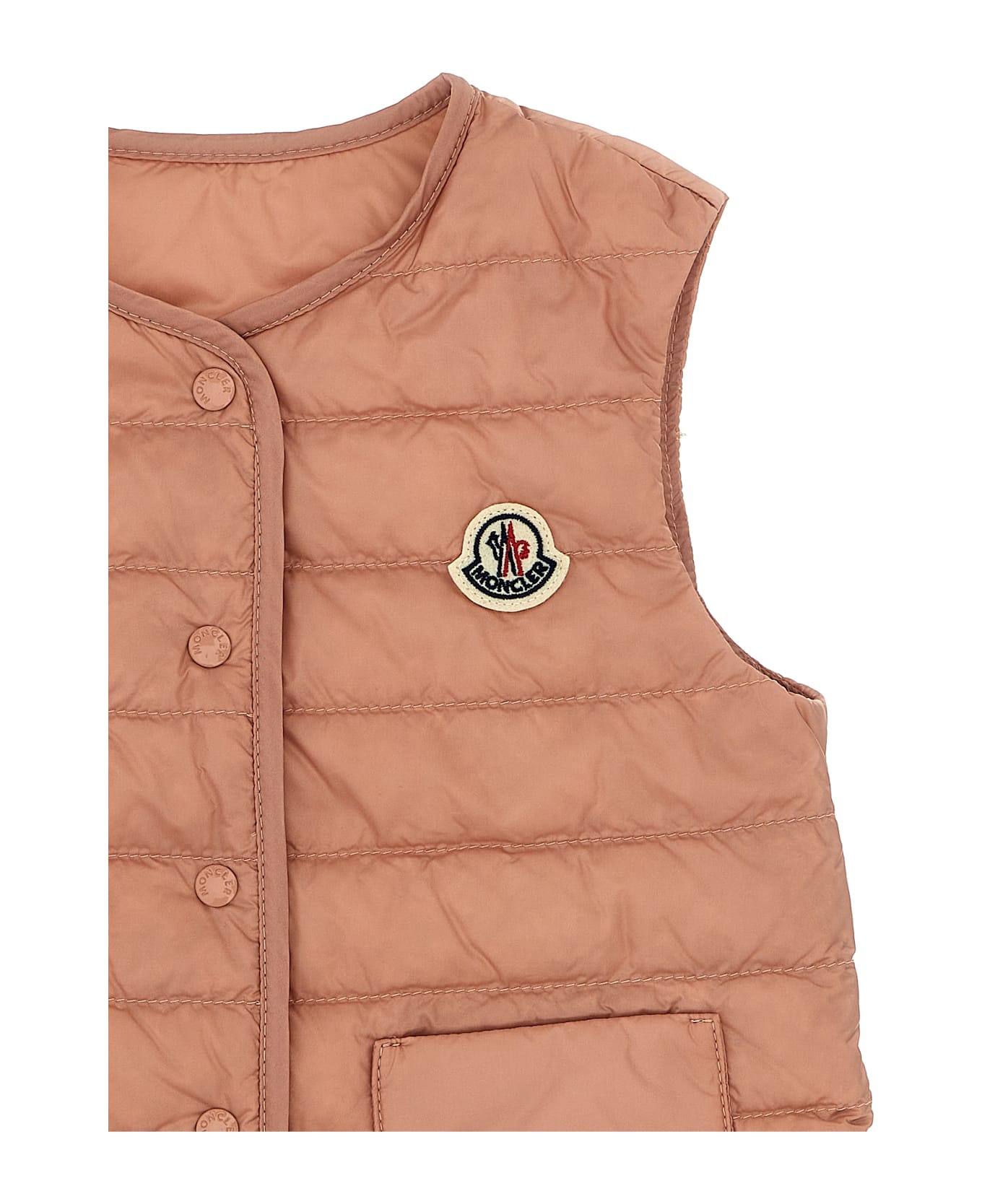 Moncler 'portia' Vest - Pink