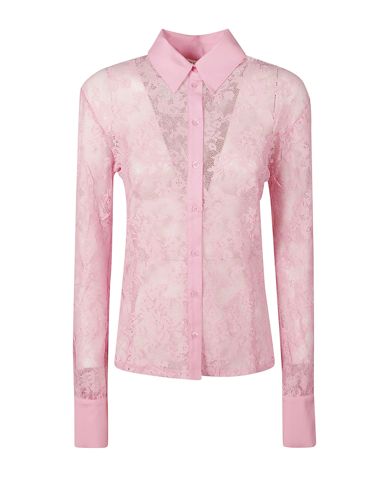 Blugirl Floral Lace Shirt - PINK シャツ