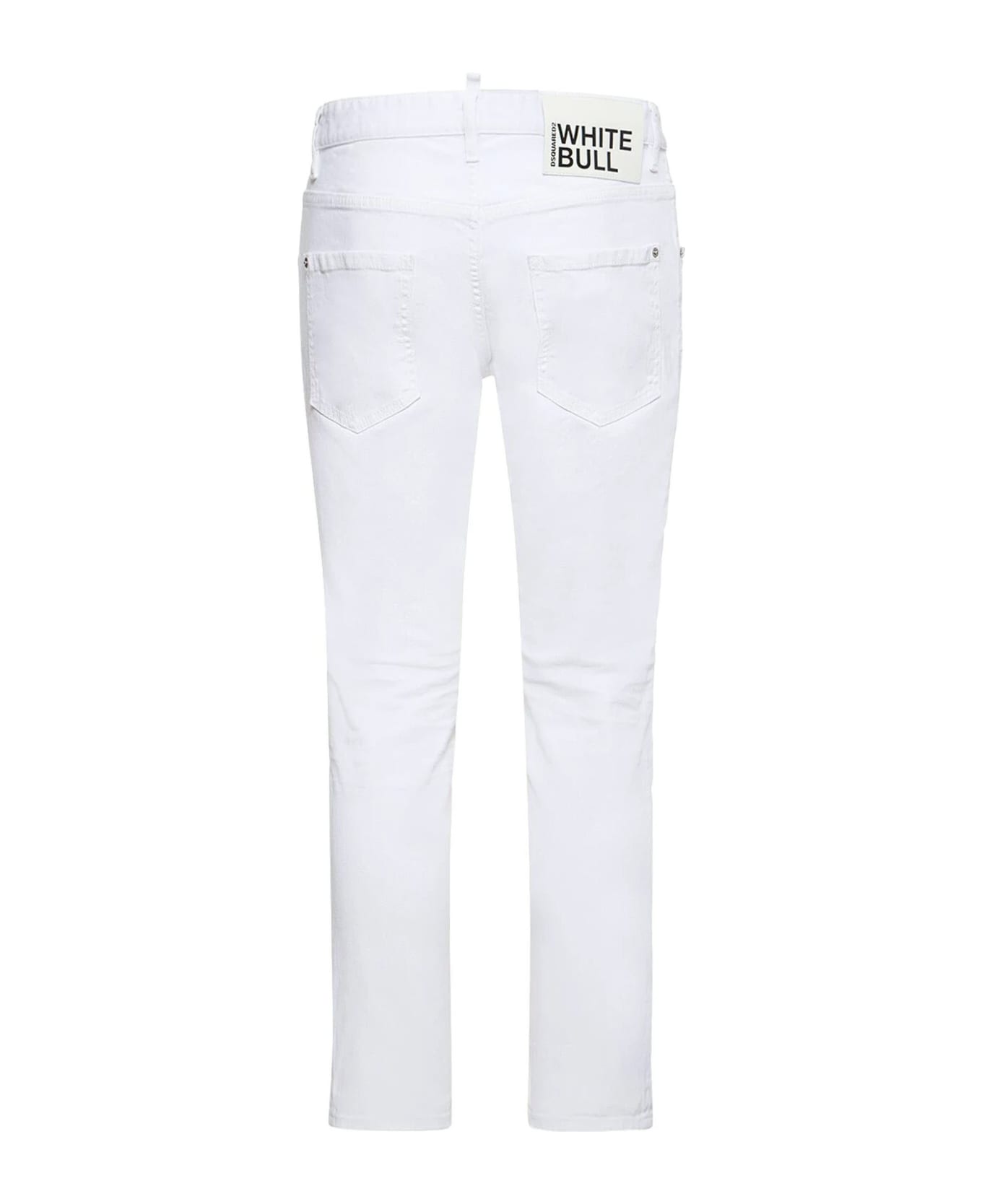 Dsquared2 Stretch-cotton Denim Jeans - White