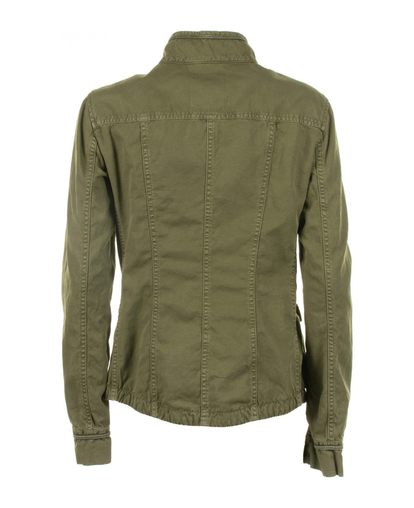 Fay Green Multi-pocket Jacket With Buttons - VERDE ジャケット