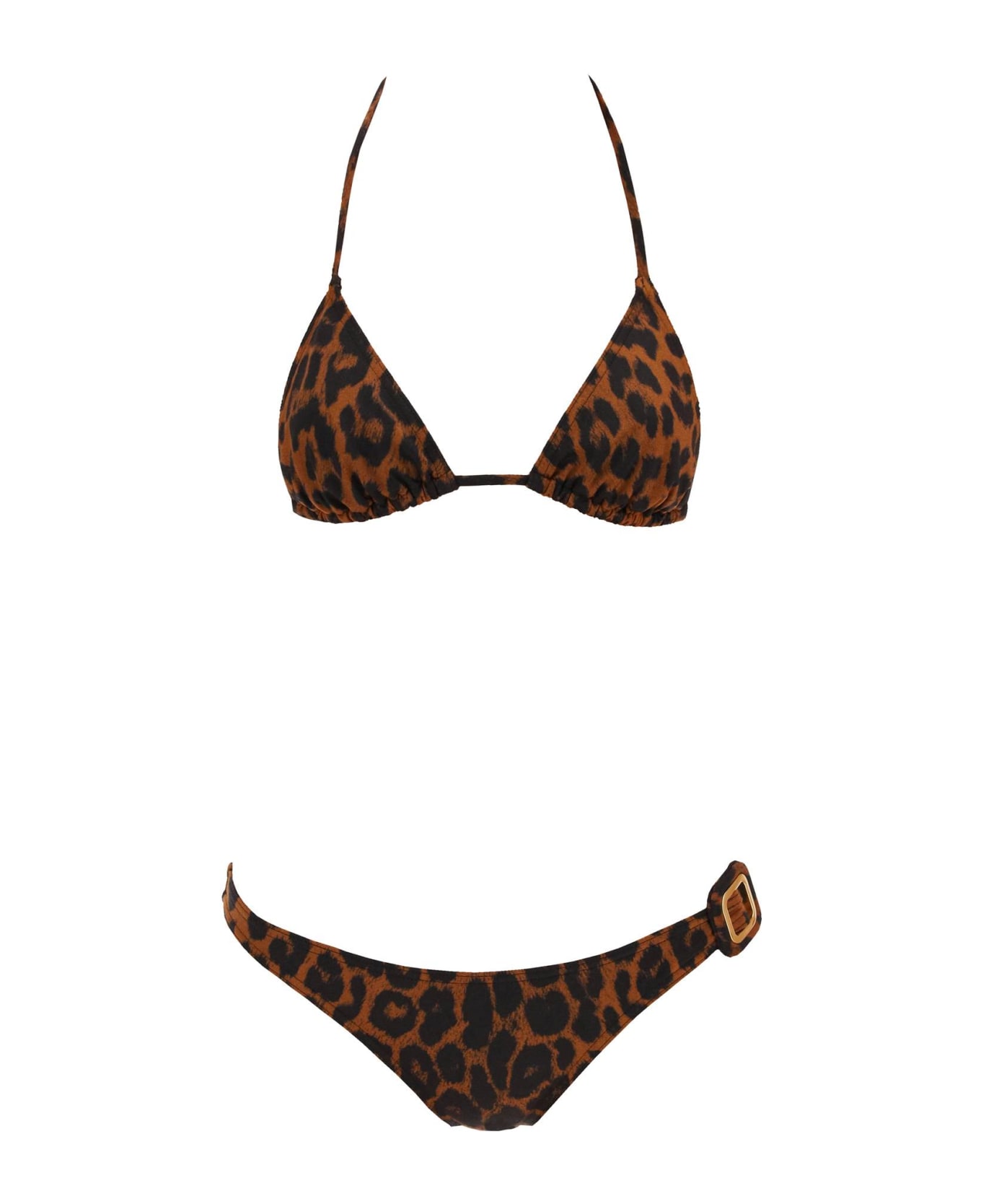 Tom Ford Leopard Print Bikini Set. - CAMEL (Brown) ビキニ