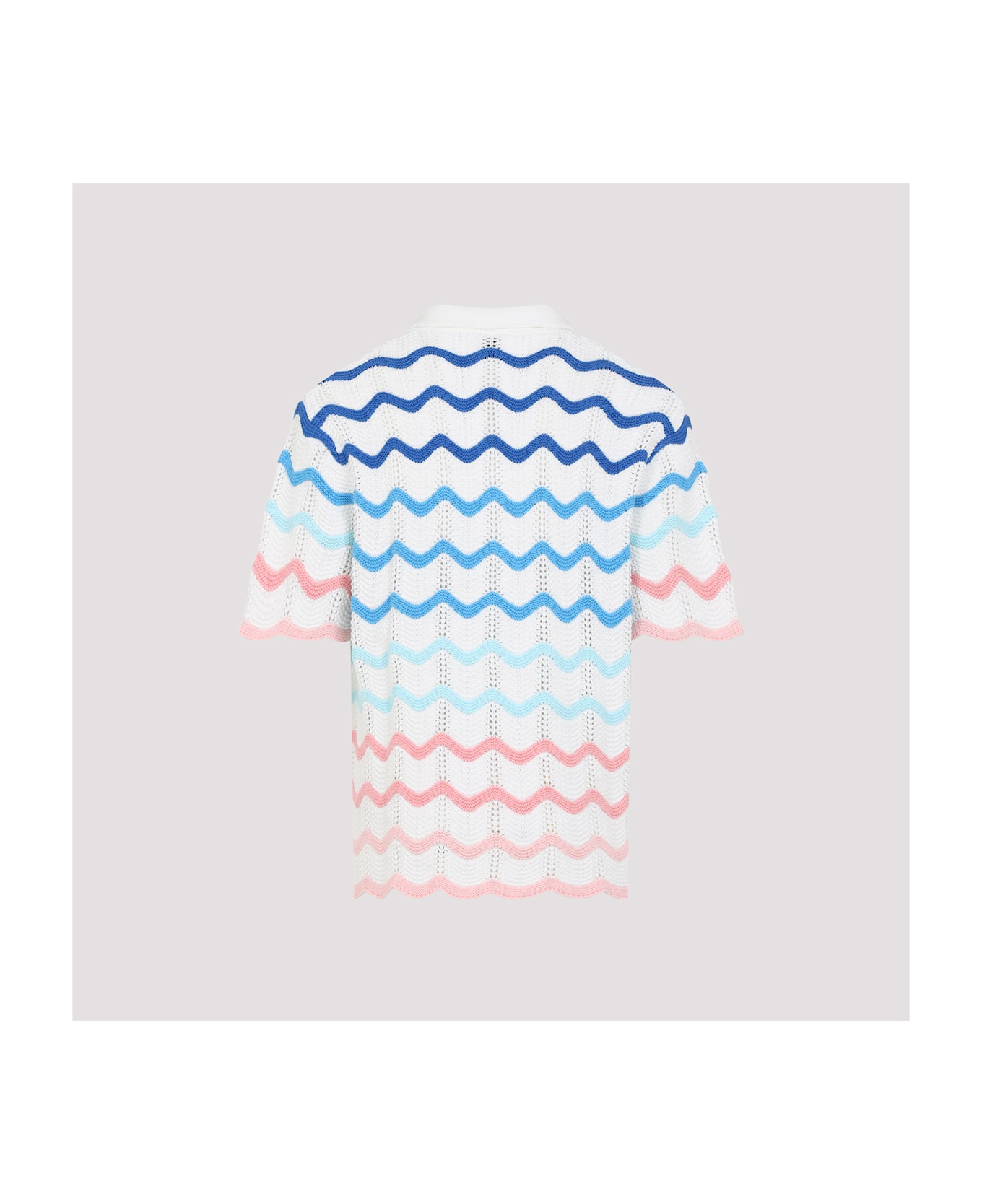 Casablanca Wave Knitted Shirt - Multi