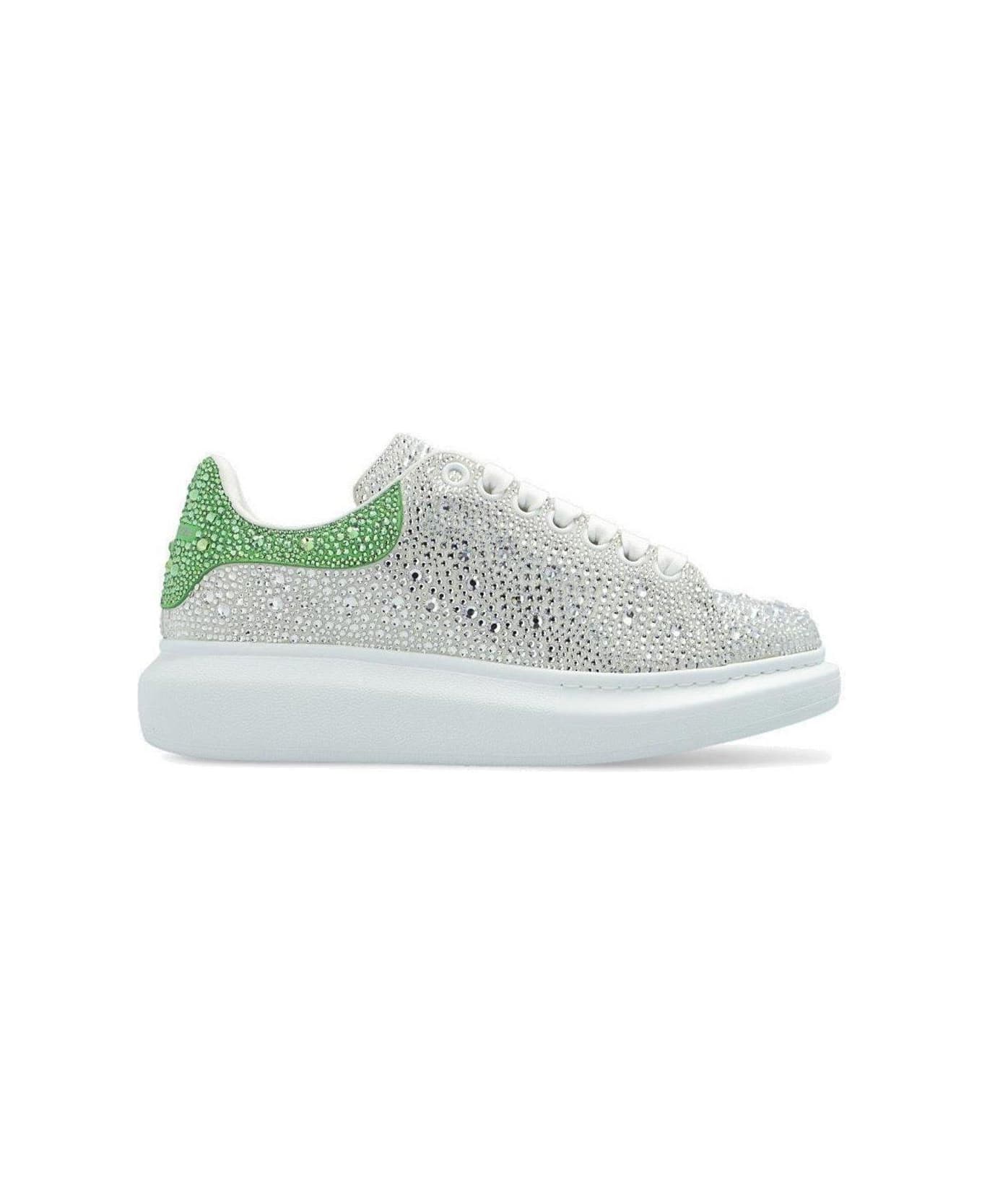 Alexander McQueen Embellished Lace-up Sneakers
