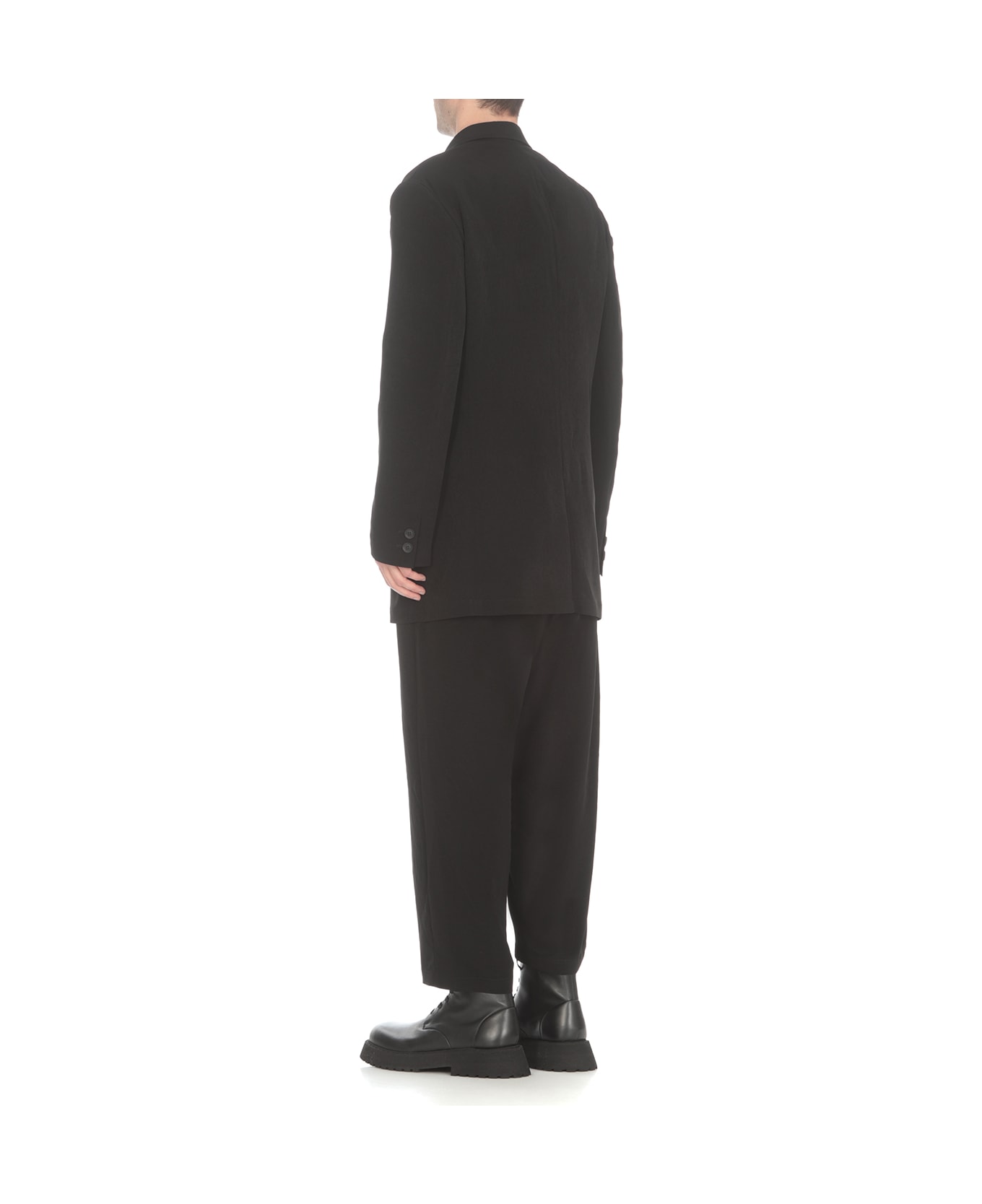 Yohji Yamamoto Oversize Jacket - Black ブレザー
