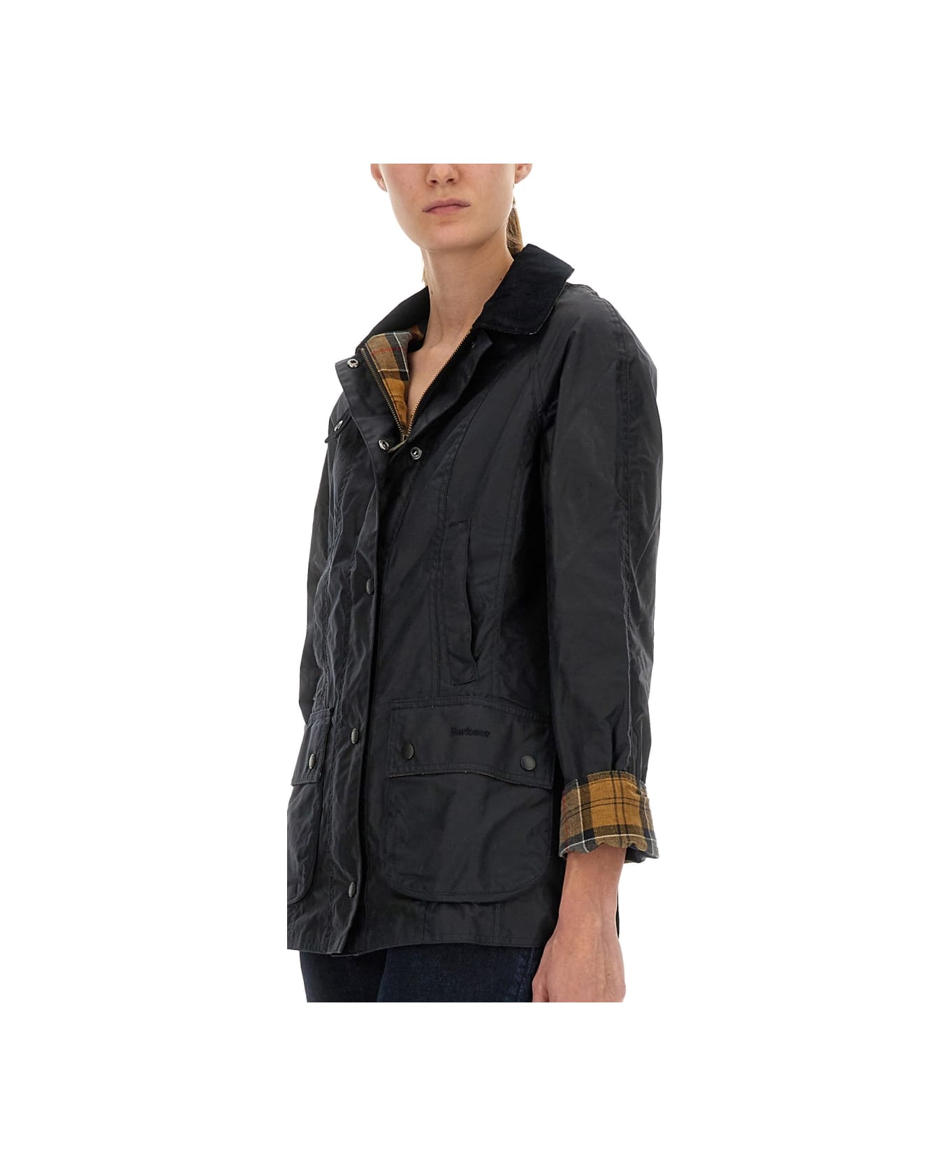 Barbour Waxed Jacket "beandell" - BLUE