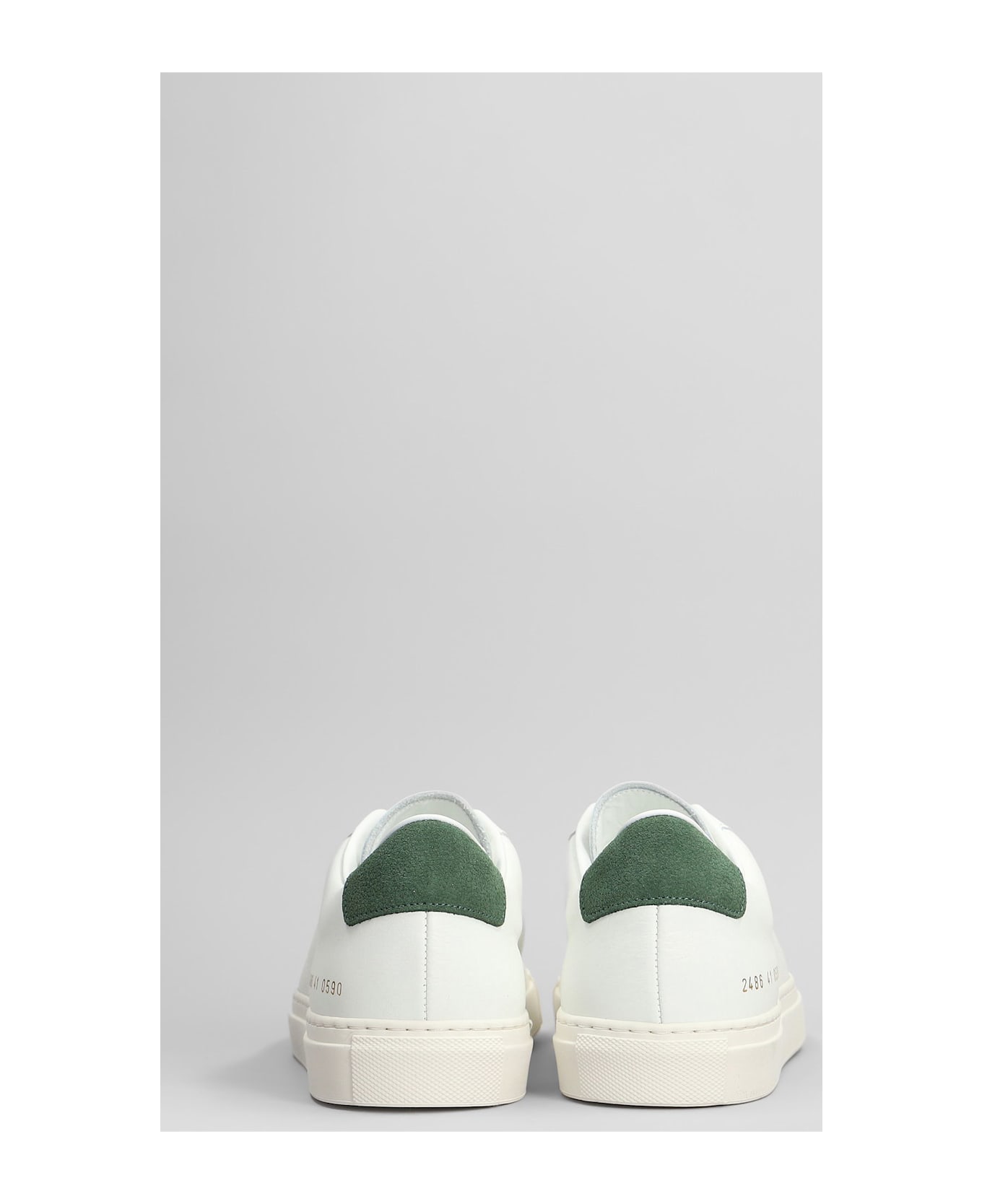Common Projects Tennis Classic Sneakers In White Leather - white