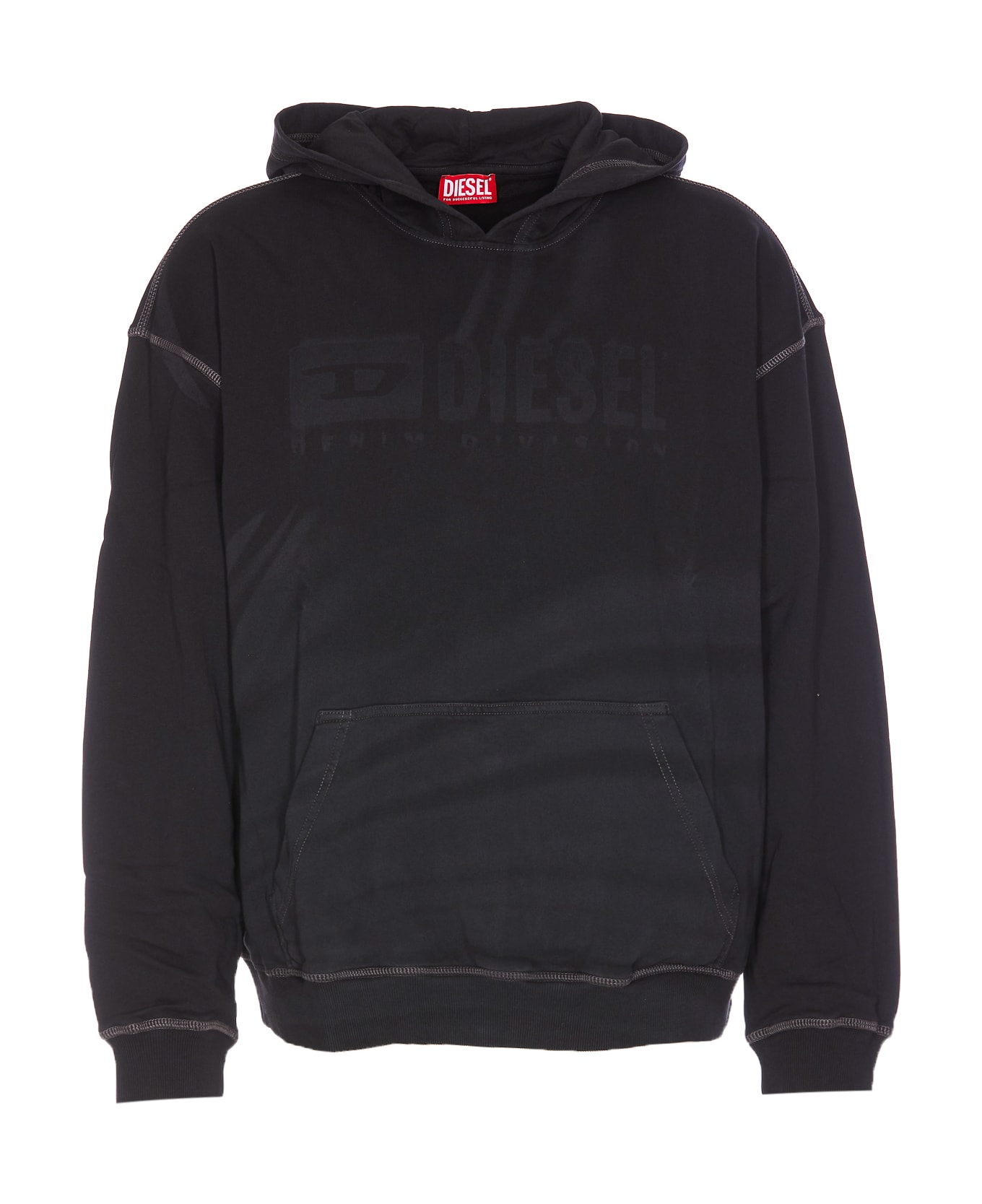 Diesel S-boxt-hoodie - Black