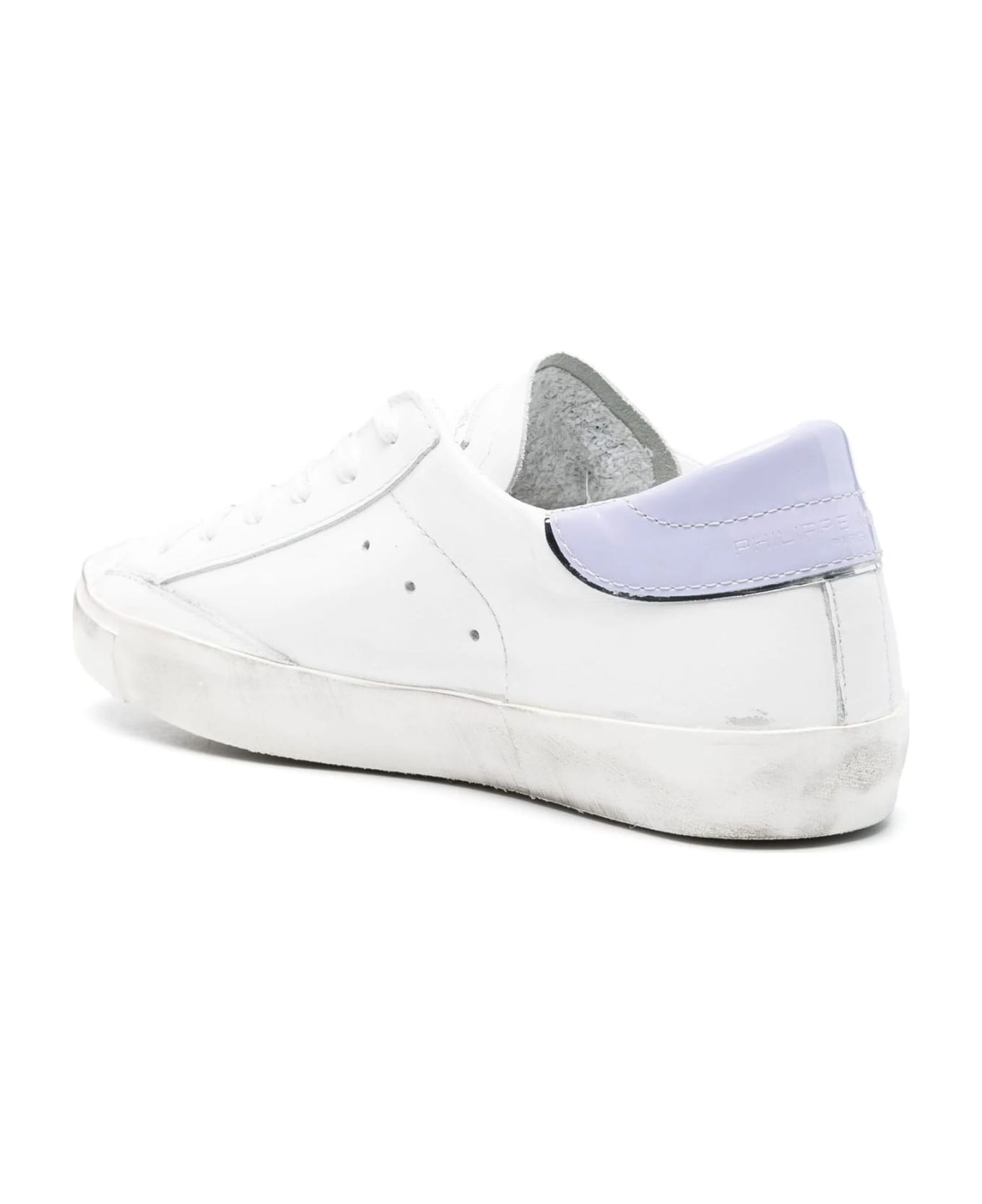 Philippe Model Prsx Low-top Sneakers In Leather White - White スニーカー
