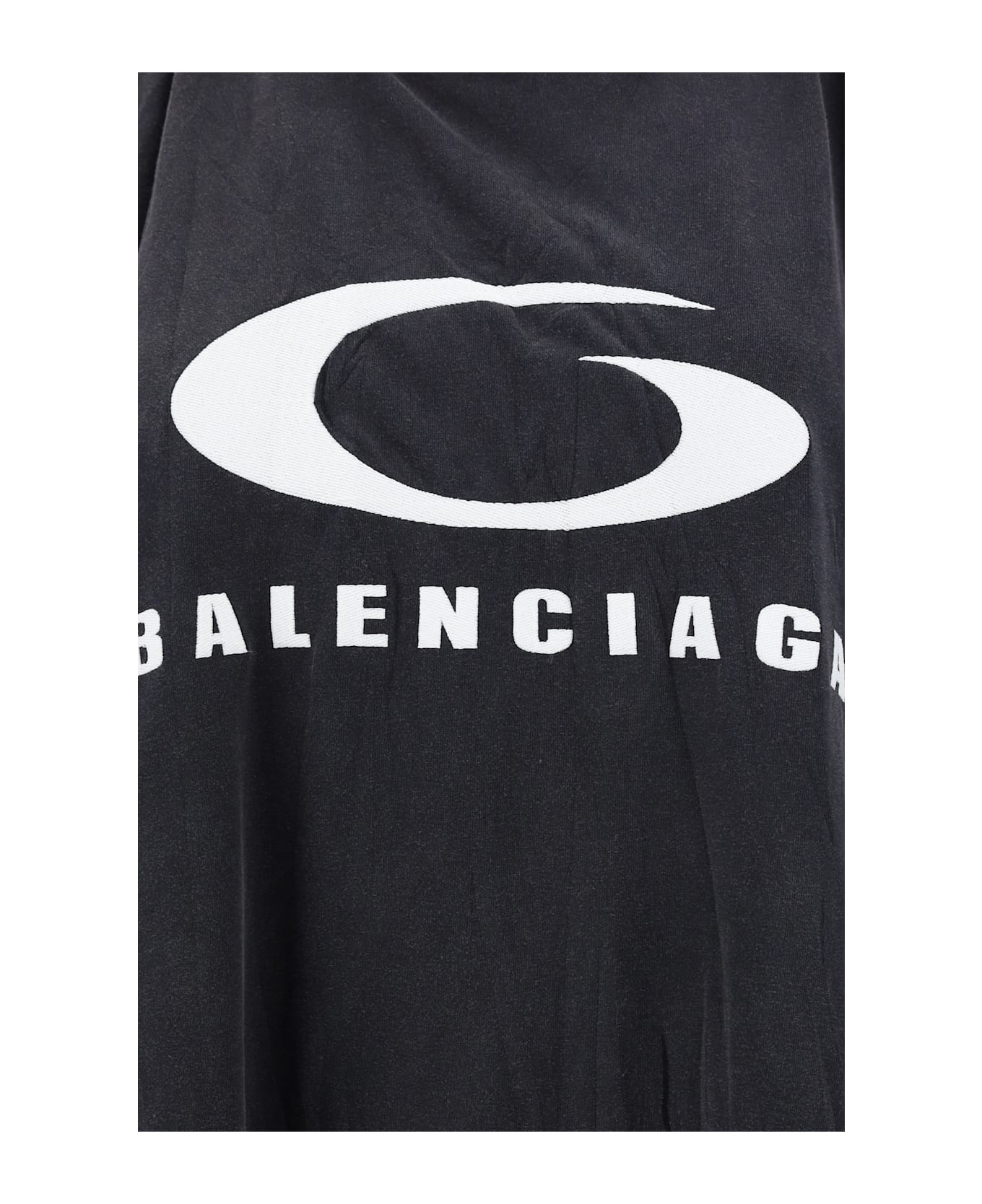 Balenciaga T-shirt Dress - Faded Washed Black