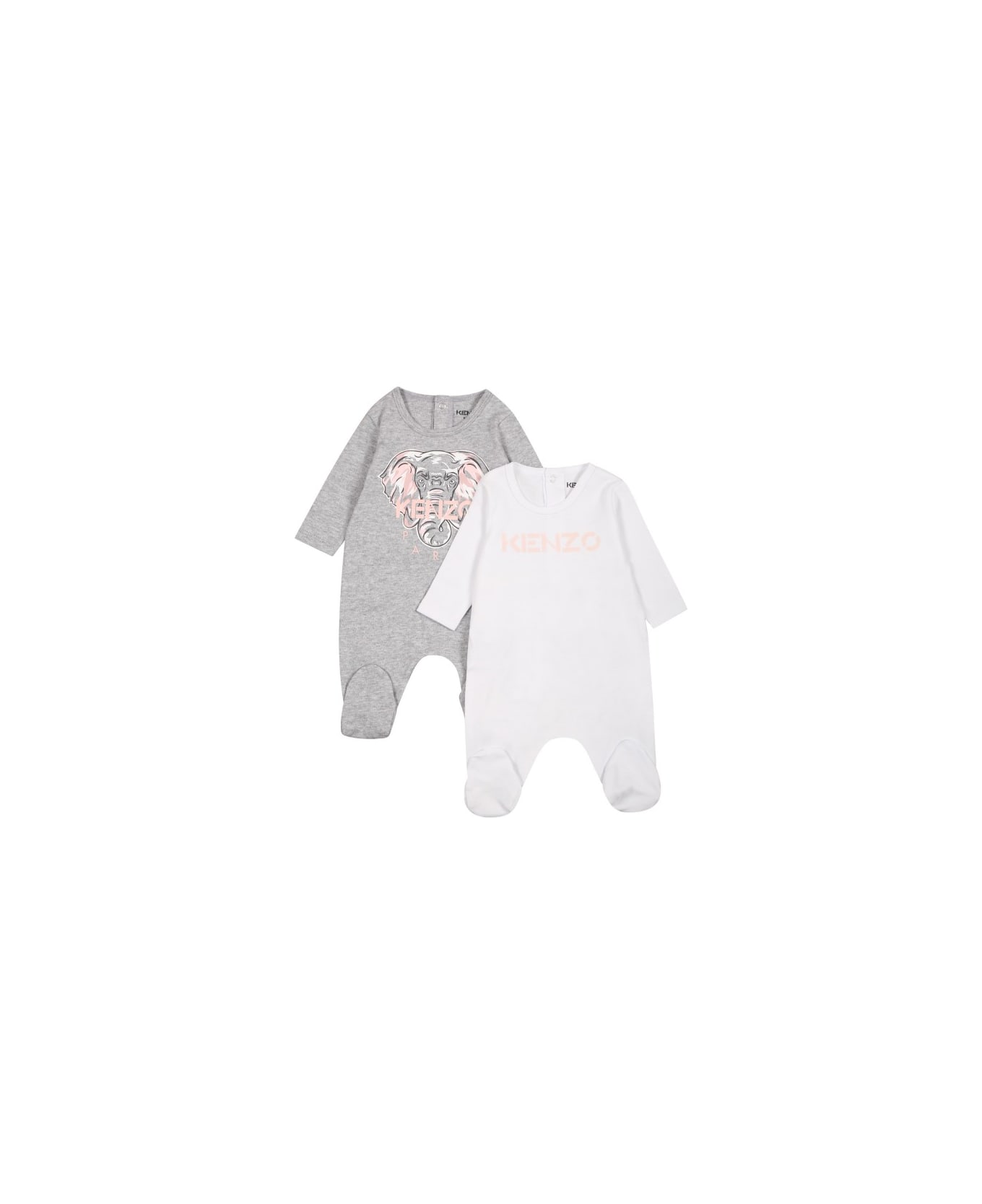 Kenzo Kids 2-piece Newborn Set - Gray