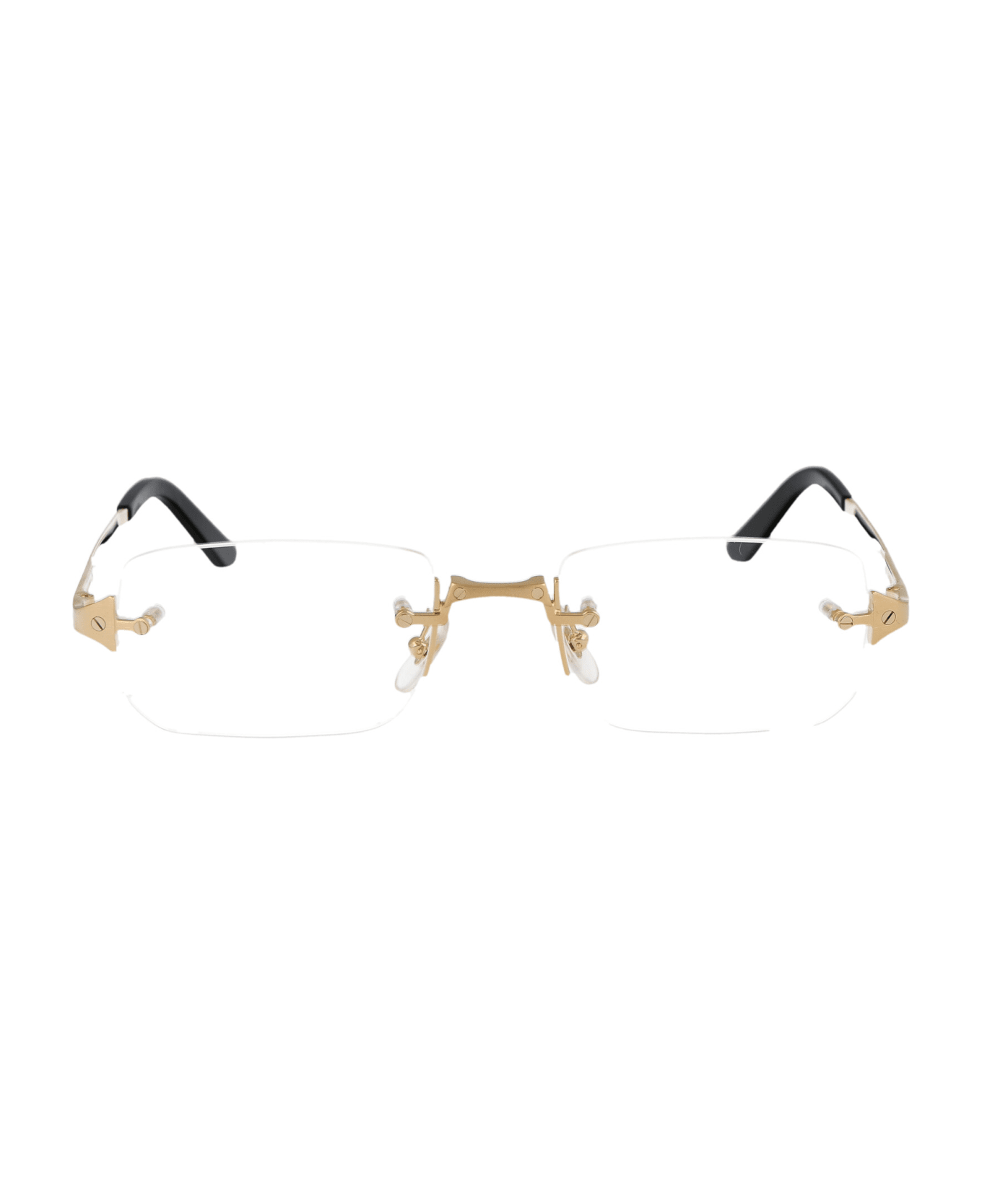 Cartier Eyewear Ct0479o Glasses - 001 GOLD GOLD TRANSPARENT