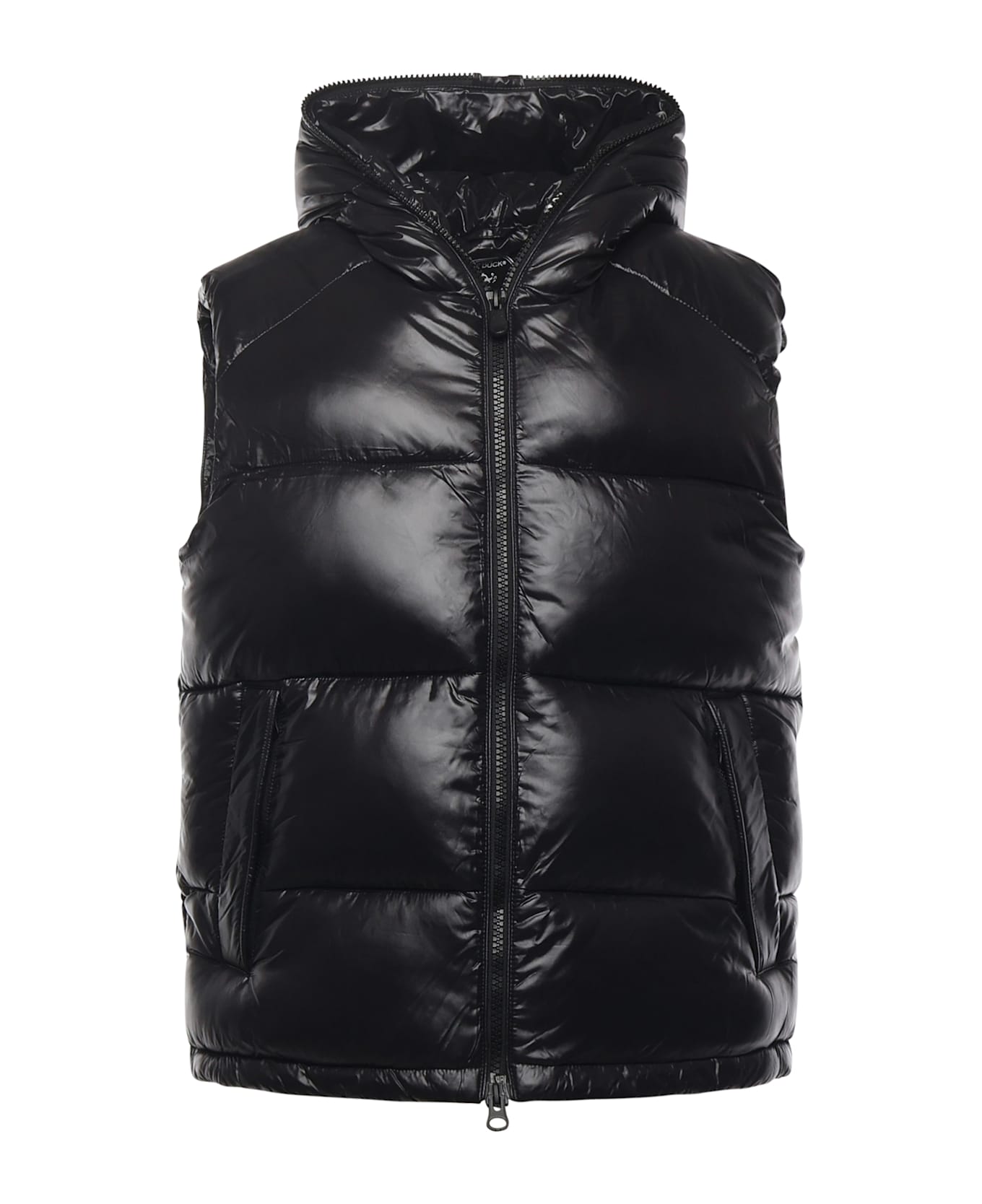 Save the Duck Nylon Padded Vest - Black