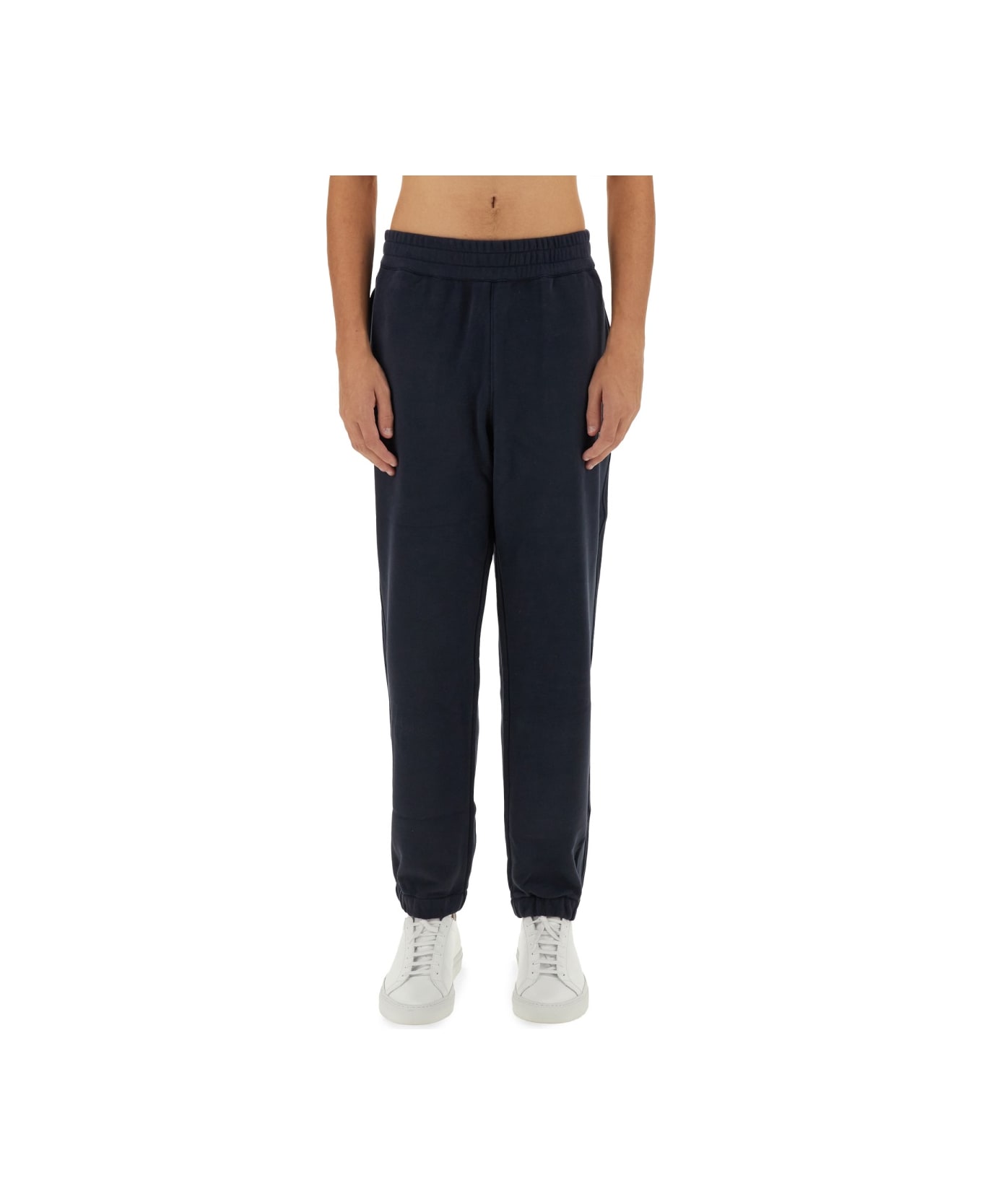 Zegna Jogging Pants With Logo - BLACK