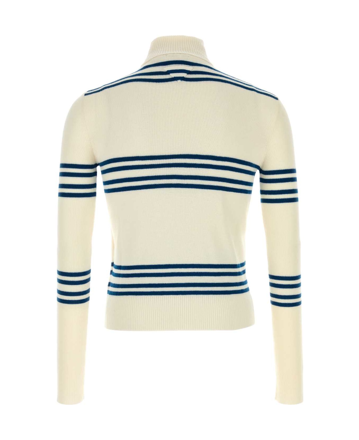 Prada Embroidered Wool Sweater - NATURALEOTTANIO