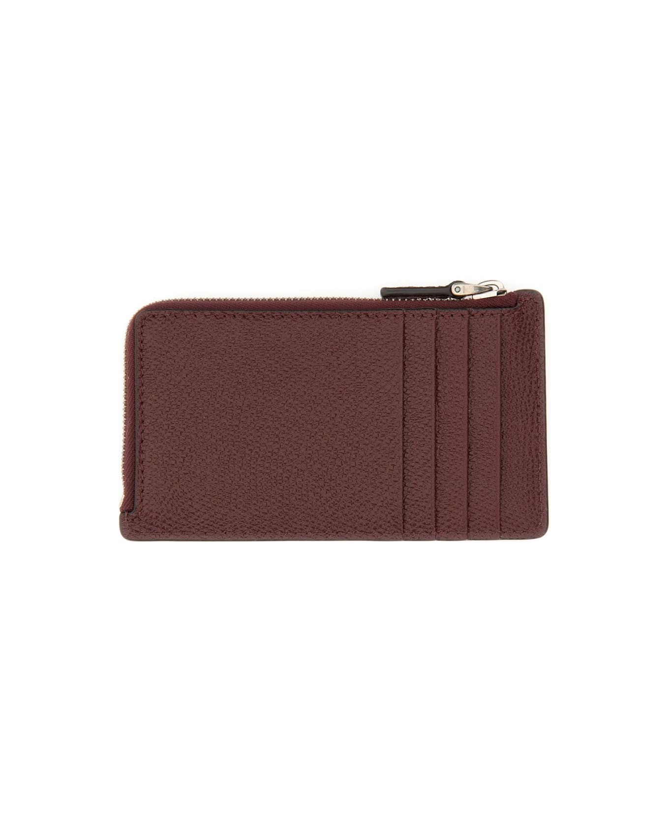 Valentino Garavani "vlogo Signature" Coin Purse - BORDEAUX