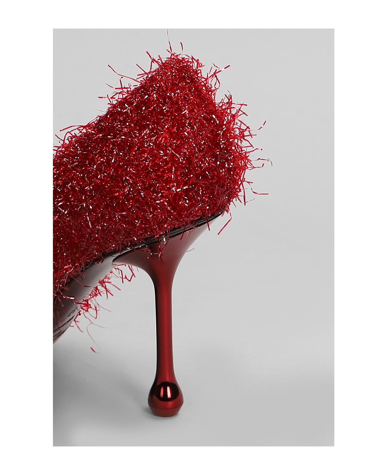 Jimmy Choo Ixia 95 Pumps In Red Laminate - red
