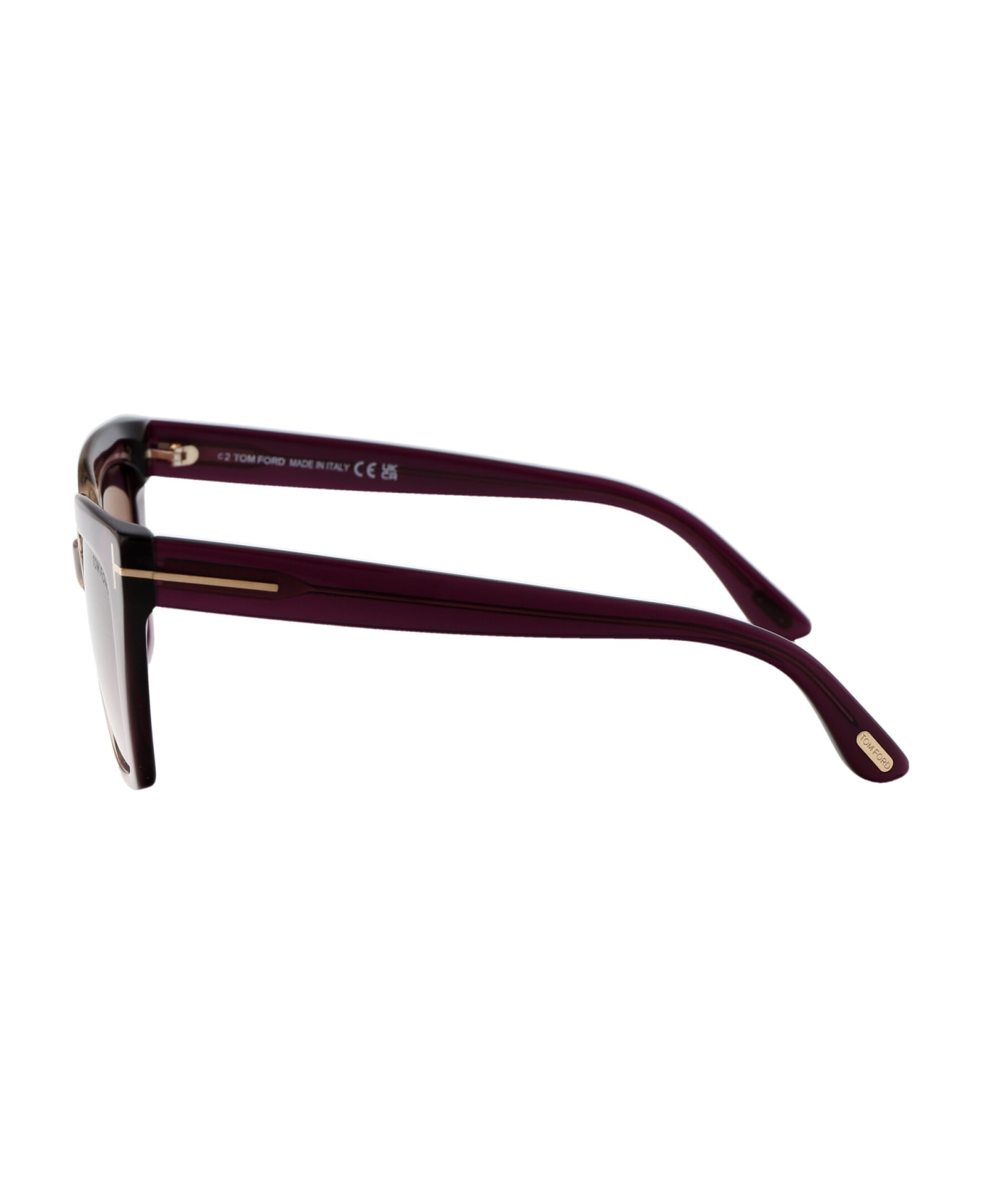 Tom Ford Eyewear Winona Sunglasses - 83Z Viola/Altro / Viola Grad E/O Specchiato