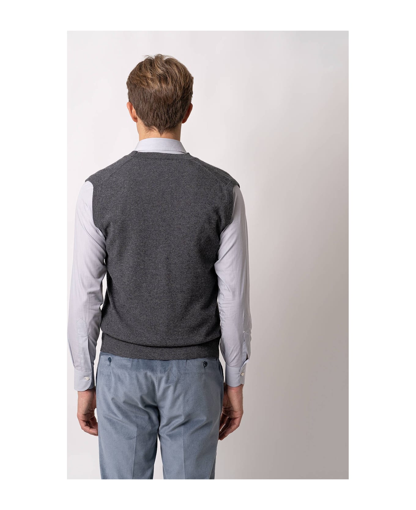 Larusmiani Gilet Solden Sweater - Grey