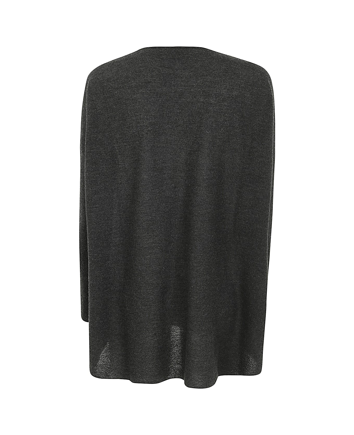 Gentry Portofino Knit V Neck Sweater - Anthracite