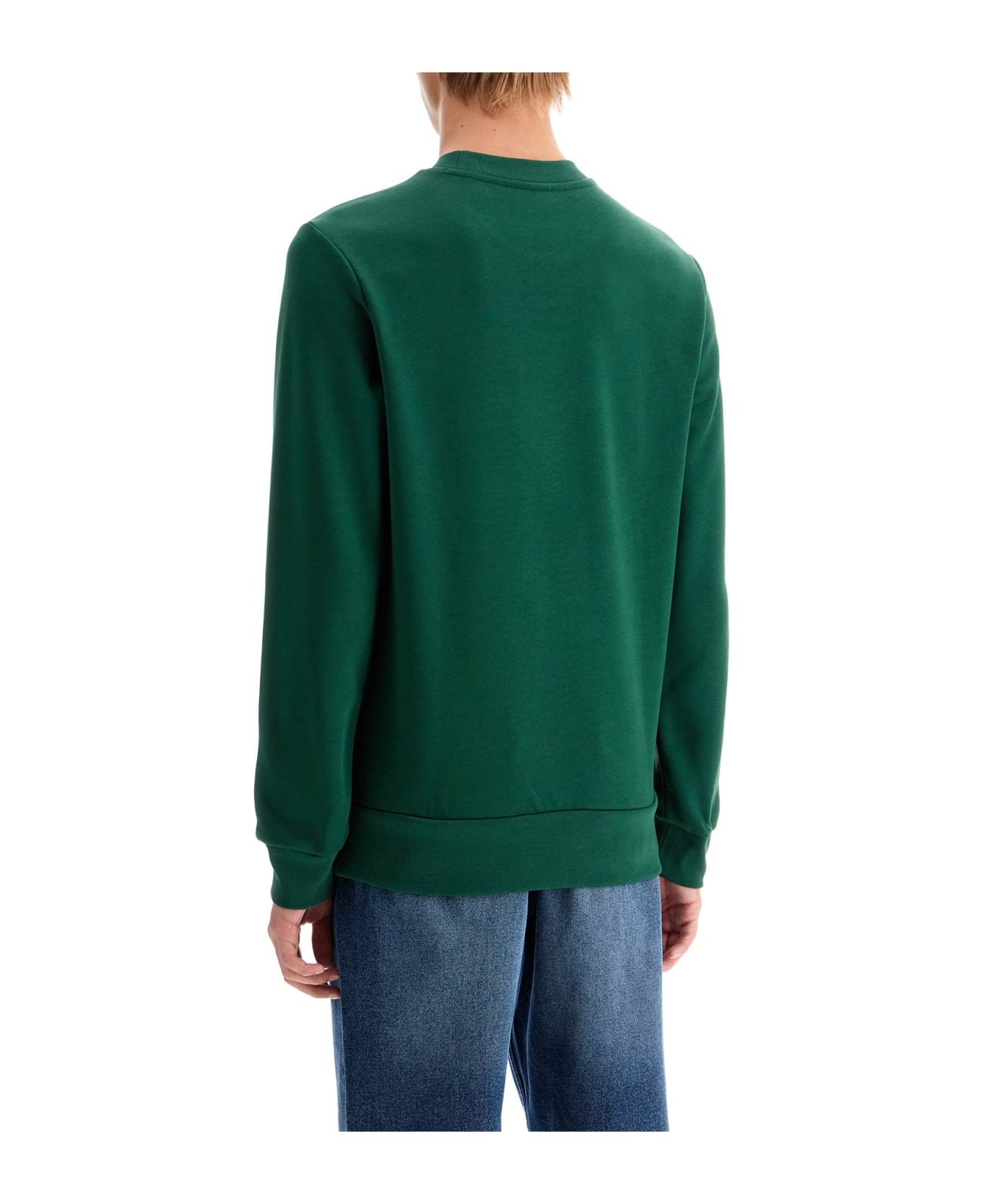 Lacoste Classic Fit Crewneck Sweatshirt - VERDE (Green)