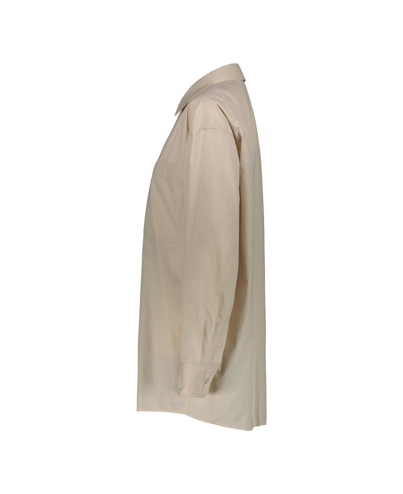 Lemaire Overlappingpanelled Buttoned Shirt - IVORY