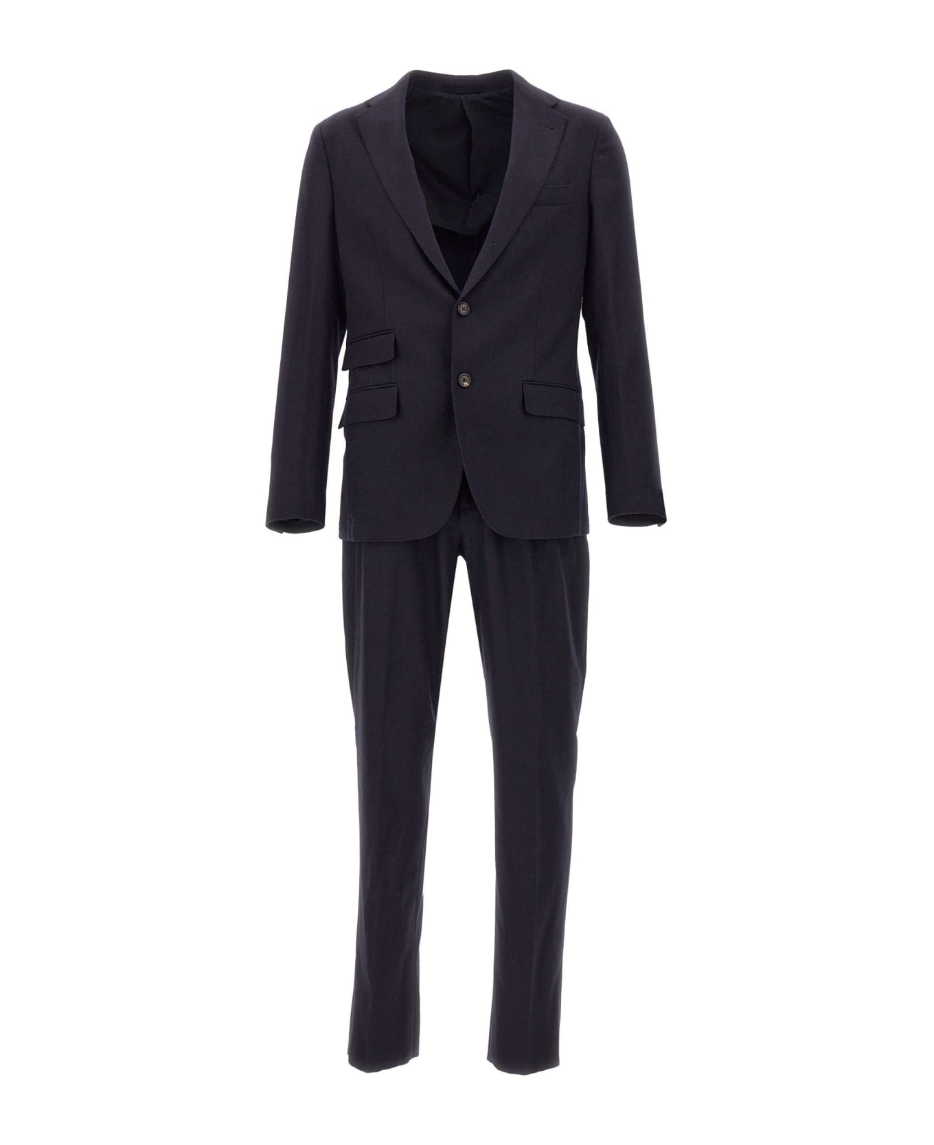 Eleventy Two-piece Wool And Cashmere Suit - BLUE