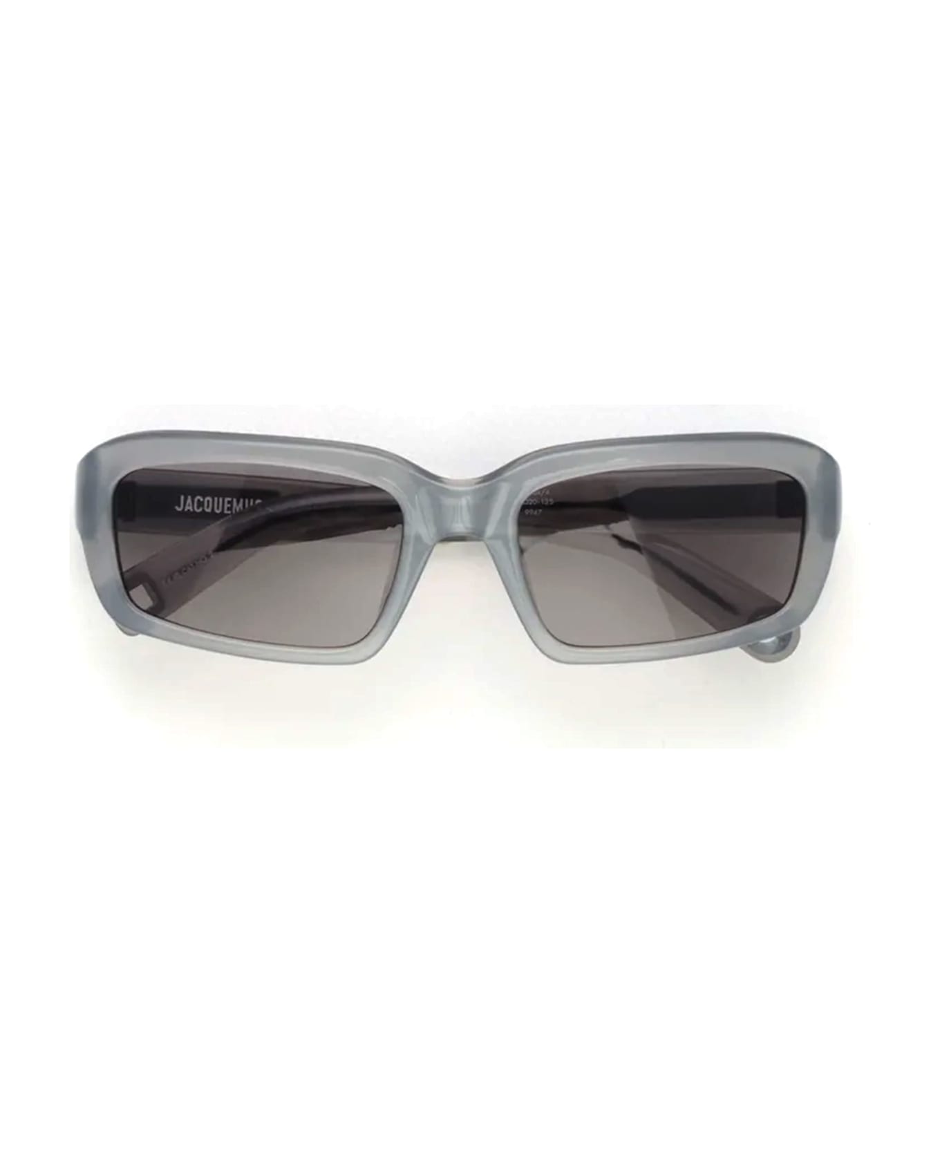 Jacquemus Marino - Metallin Grey / Grey Lens Sunglasses - grey