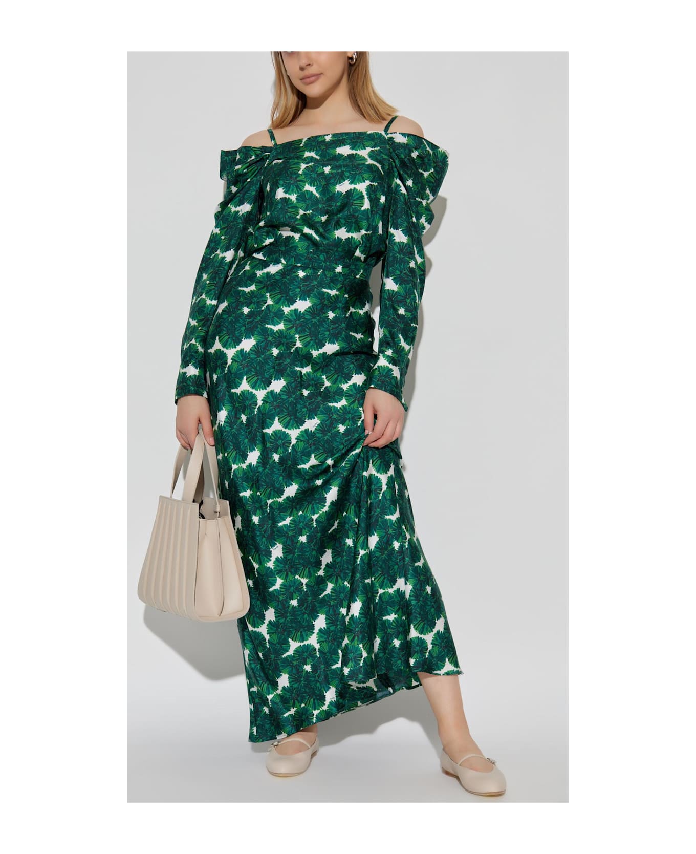 Max Mara Silk Skirt `recital` - VERDE SMERALDO