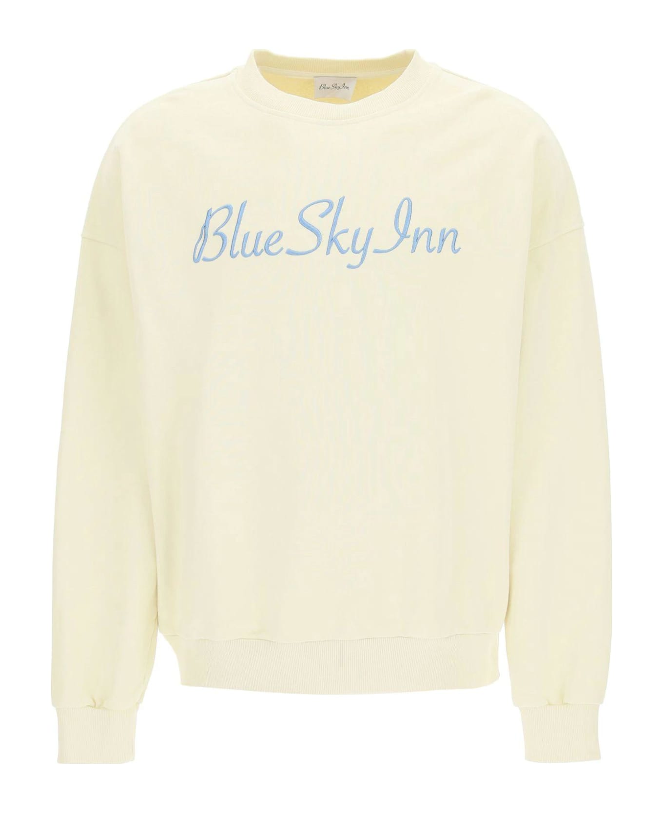 Blue Sky Inn Logo Embroidery Sweatshirt - Beige