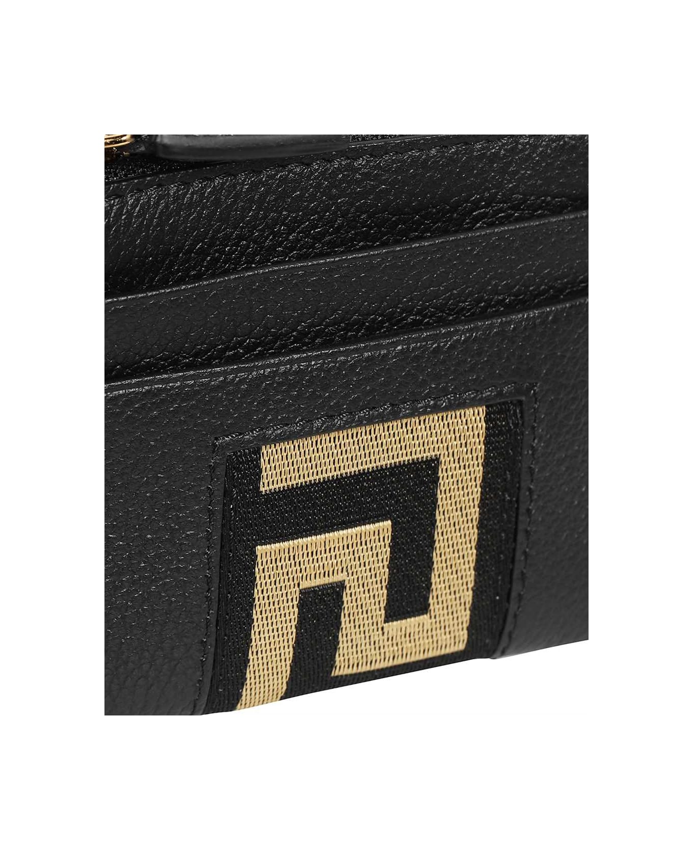 Versace Calf Leather Wallet - black